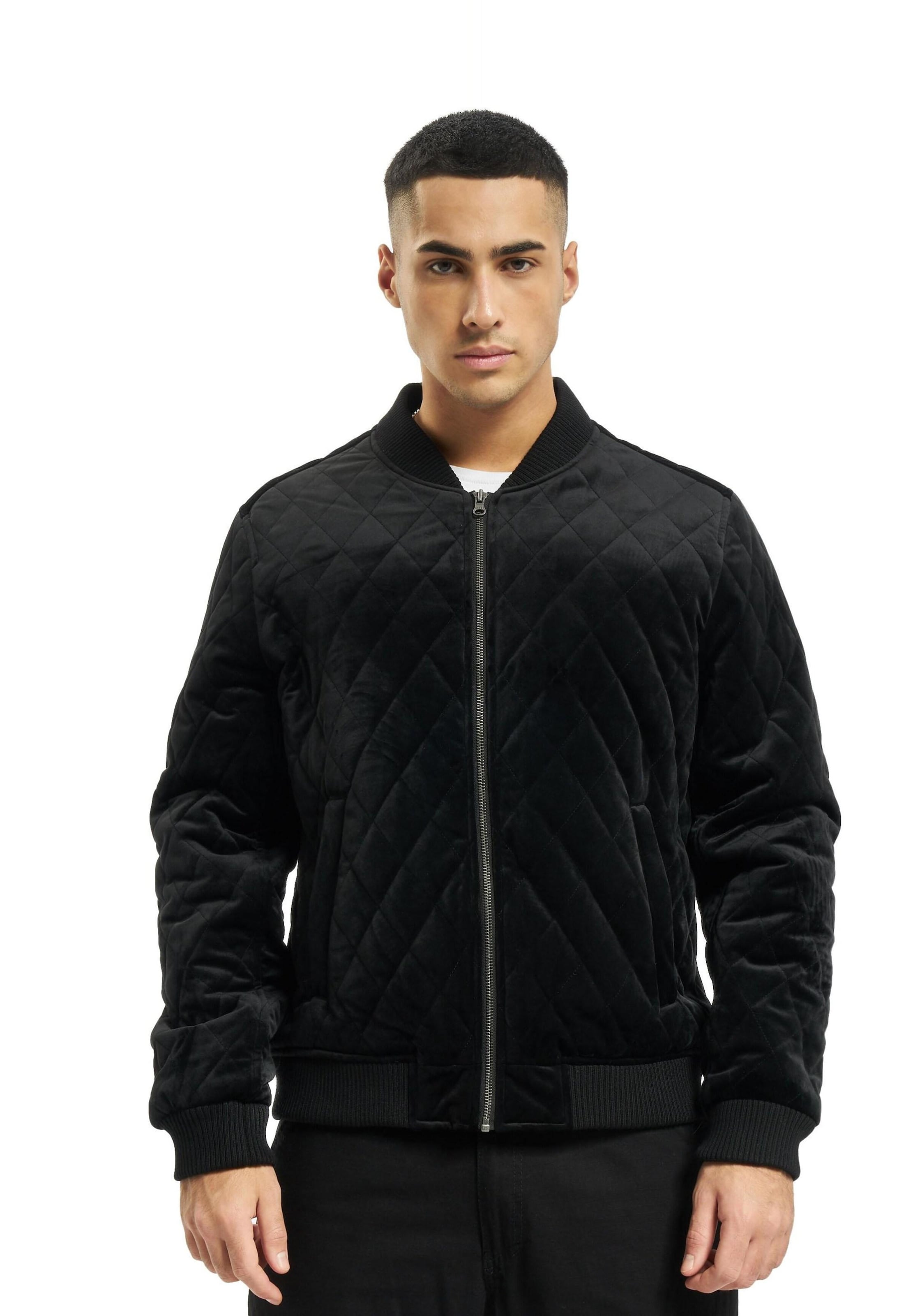 Diamond Quilt Velvet Jacket-1006528