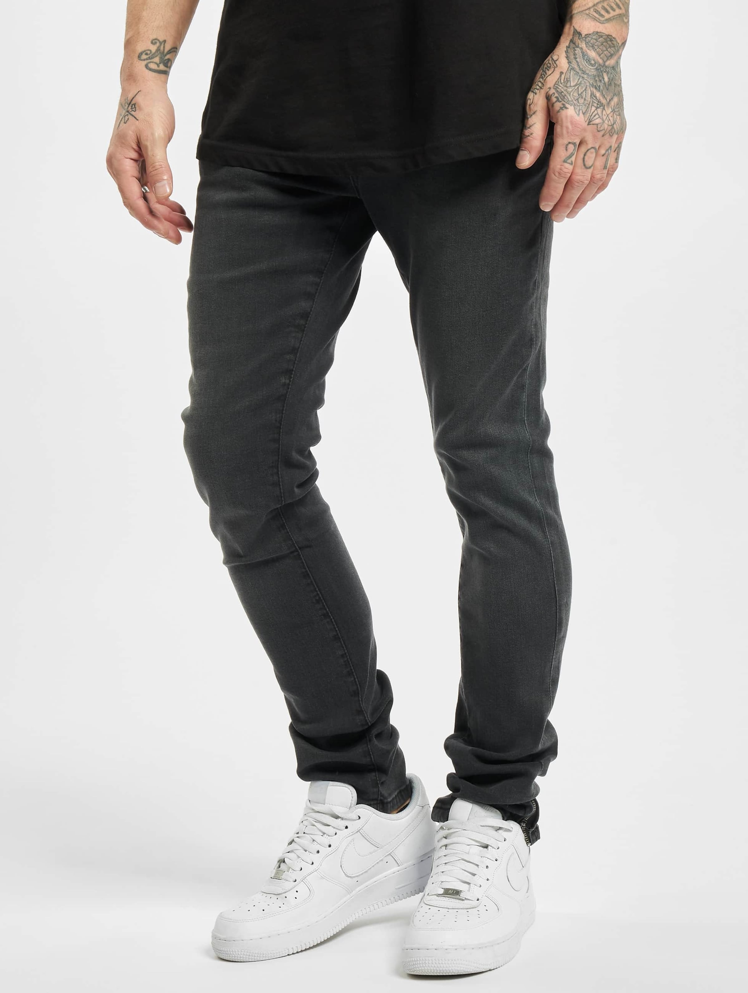 Slim Fit Zip Jeans-33890