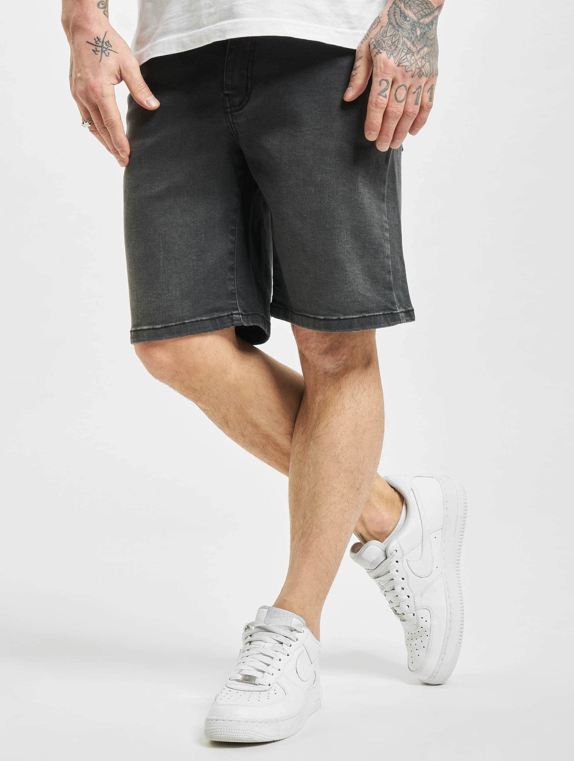 Relaxed Fit Jeans Shorts-30425
