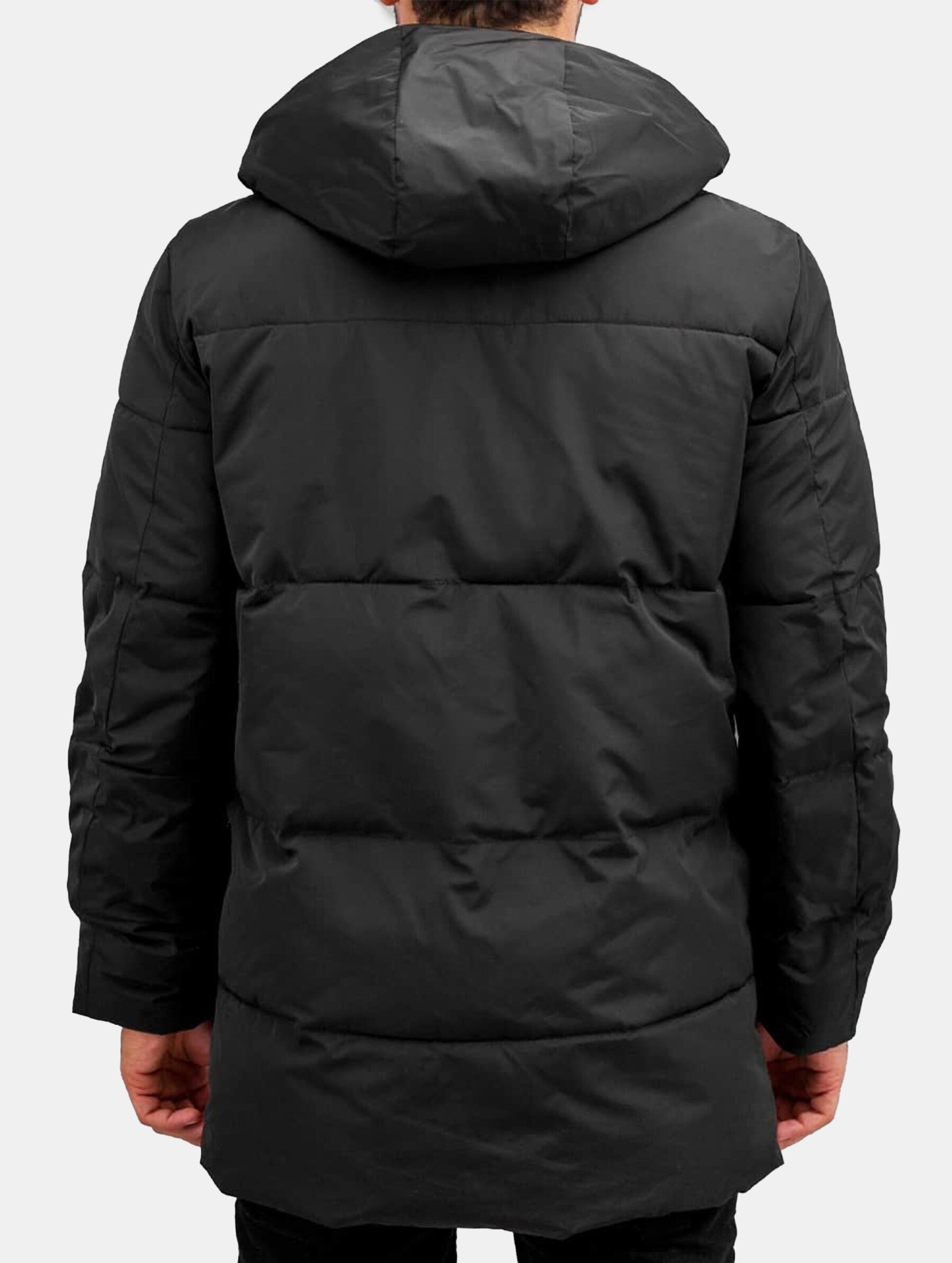 Heavy Long Bubble Jacket-526734