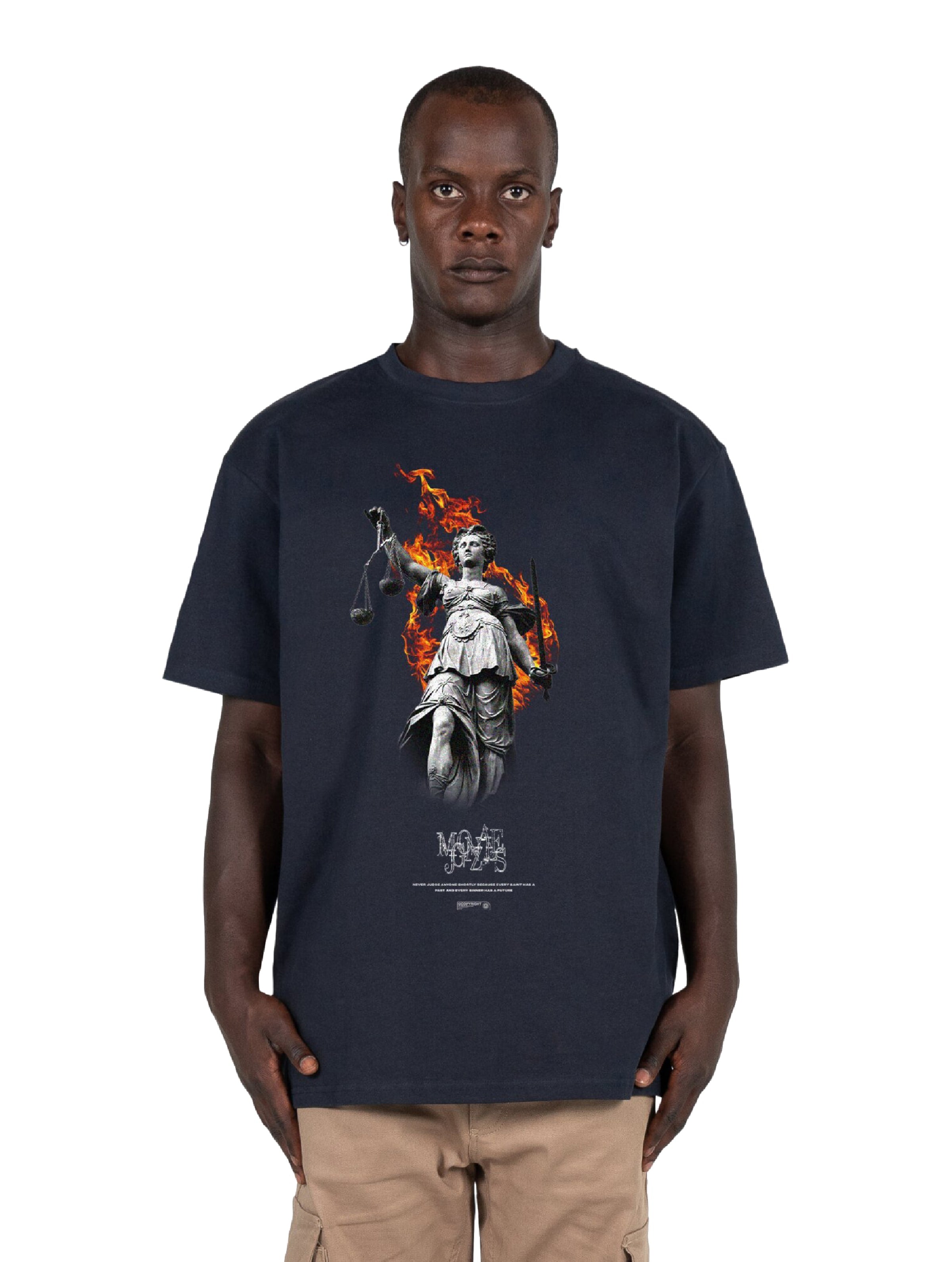 Justitia x Heavy Oversized Tee-717009
