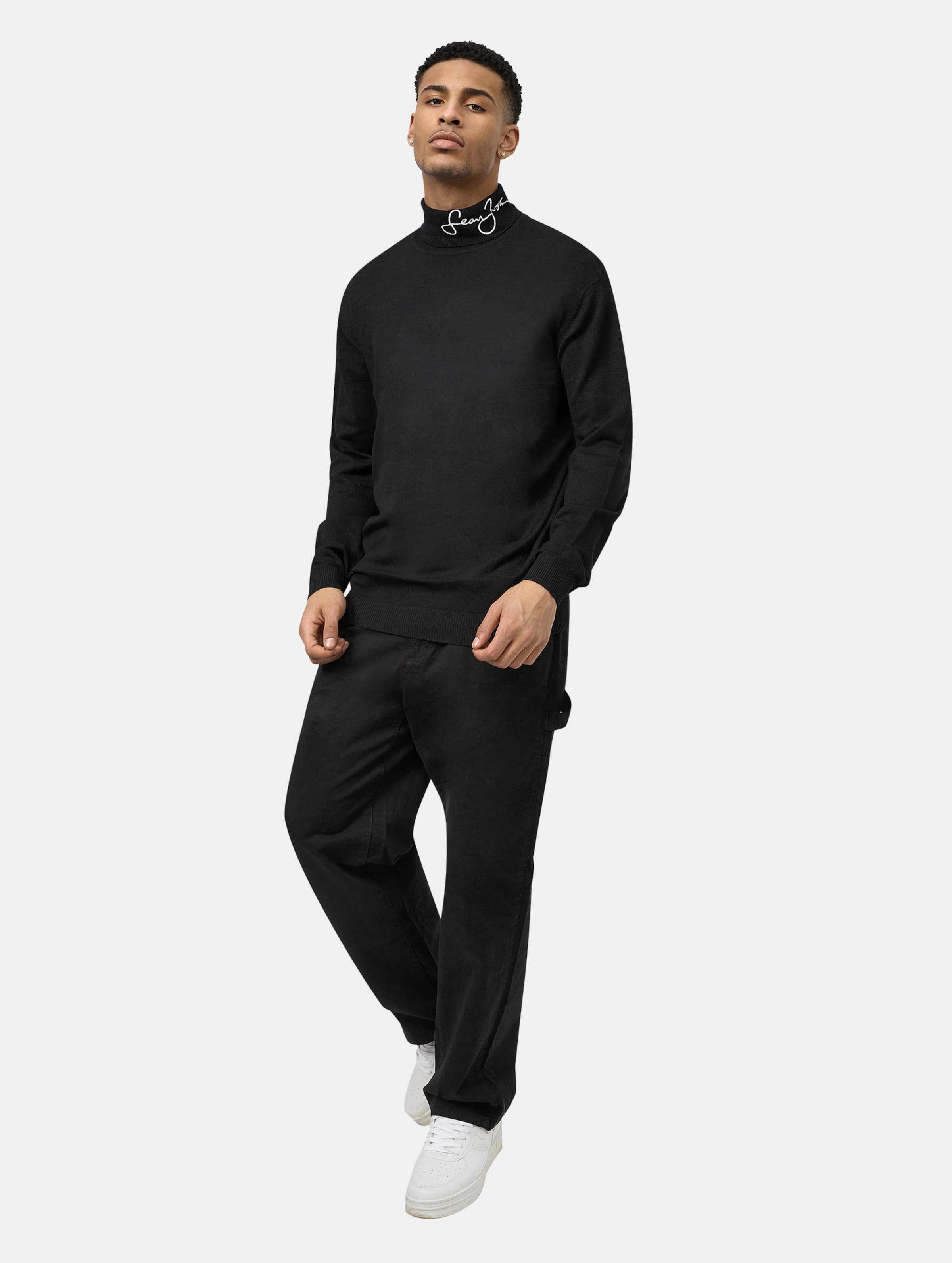 Sean John SCRIPT LOGO KNIT TURTLENECK -688512
