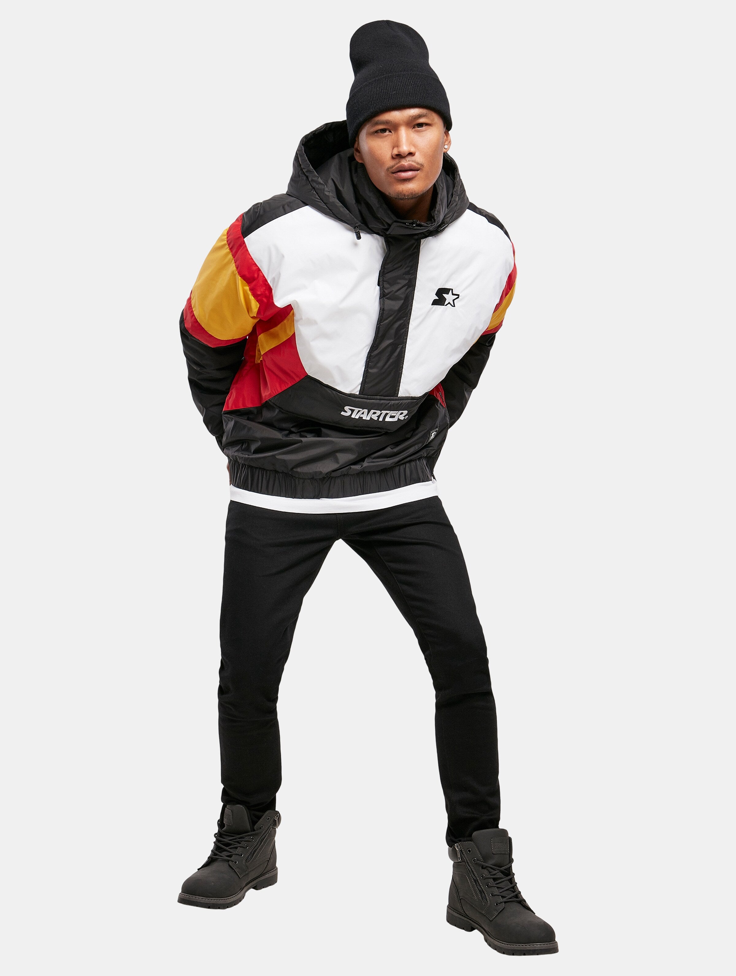 Starter Color Block Half Zip Retro Jacket-739486