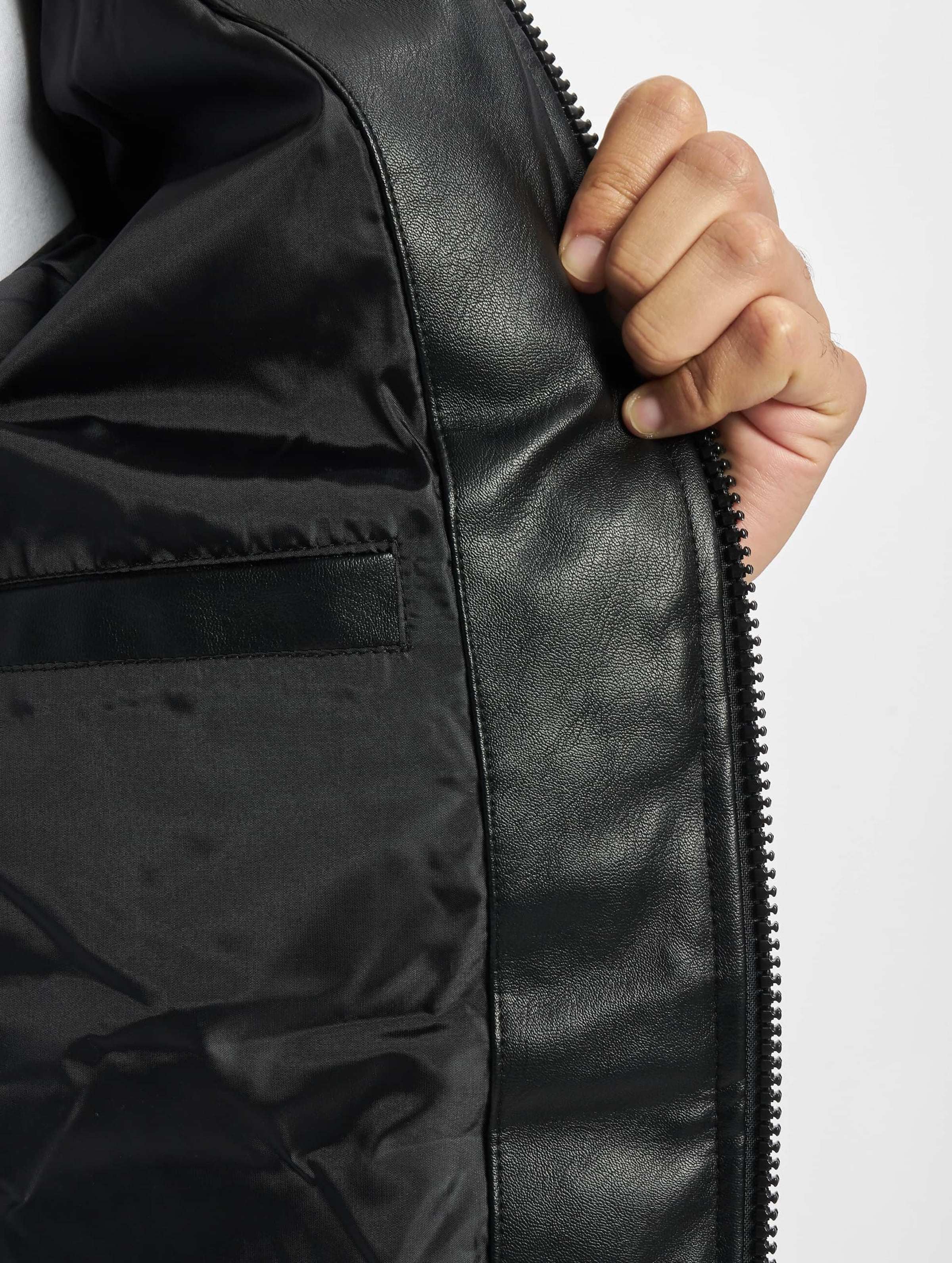 Southpole Imitation Leather Bubble Jacket-68059