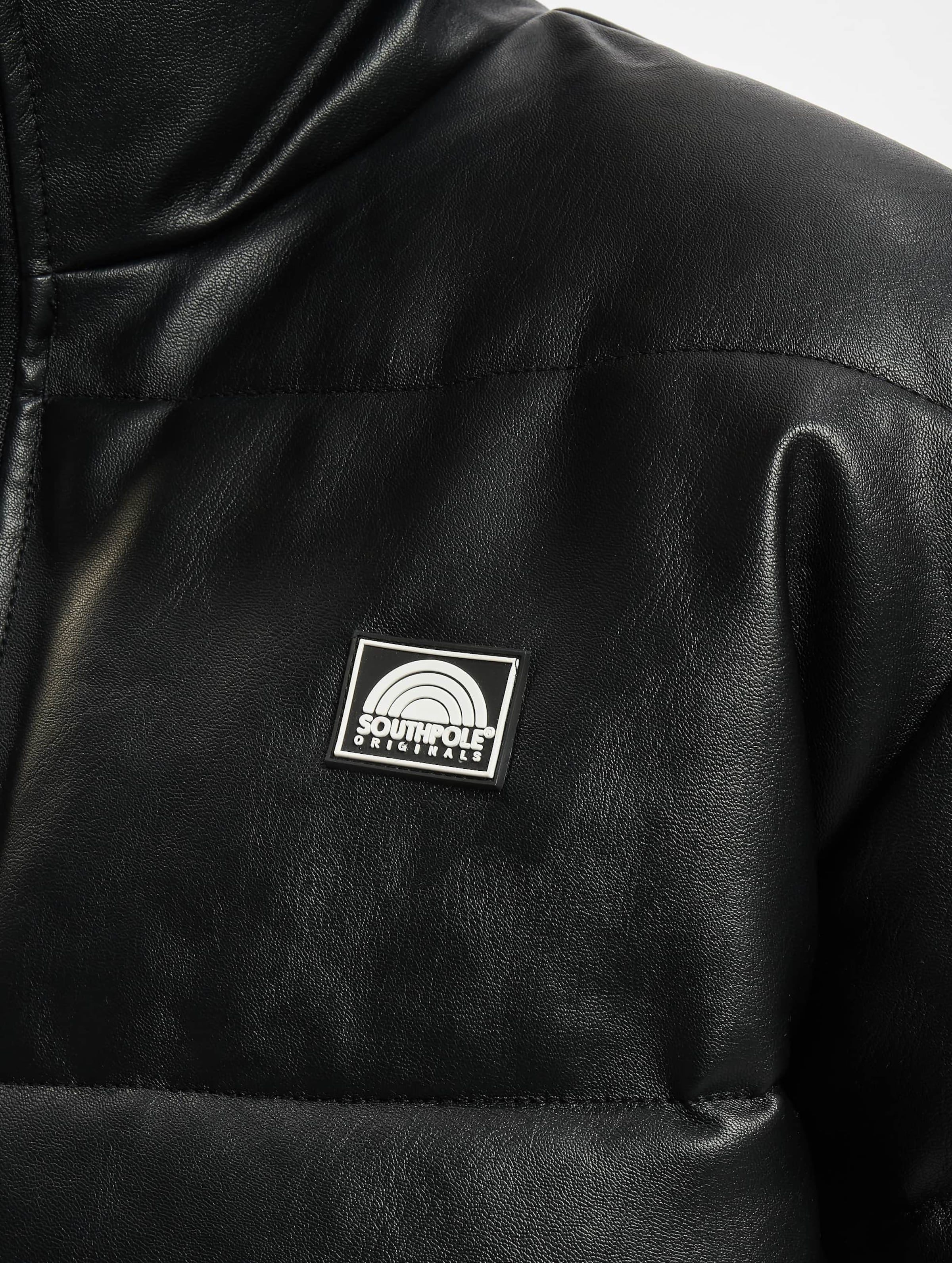 Southpole Imitation Leather Bubble Jacket-68057