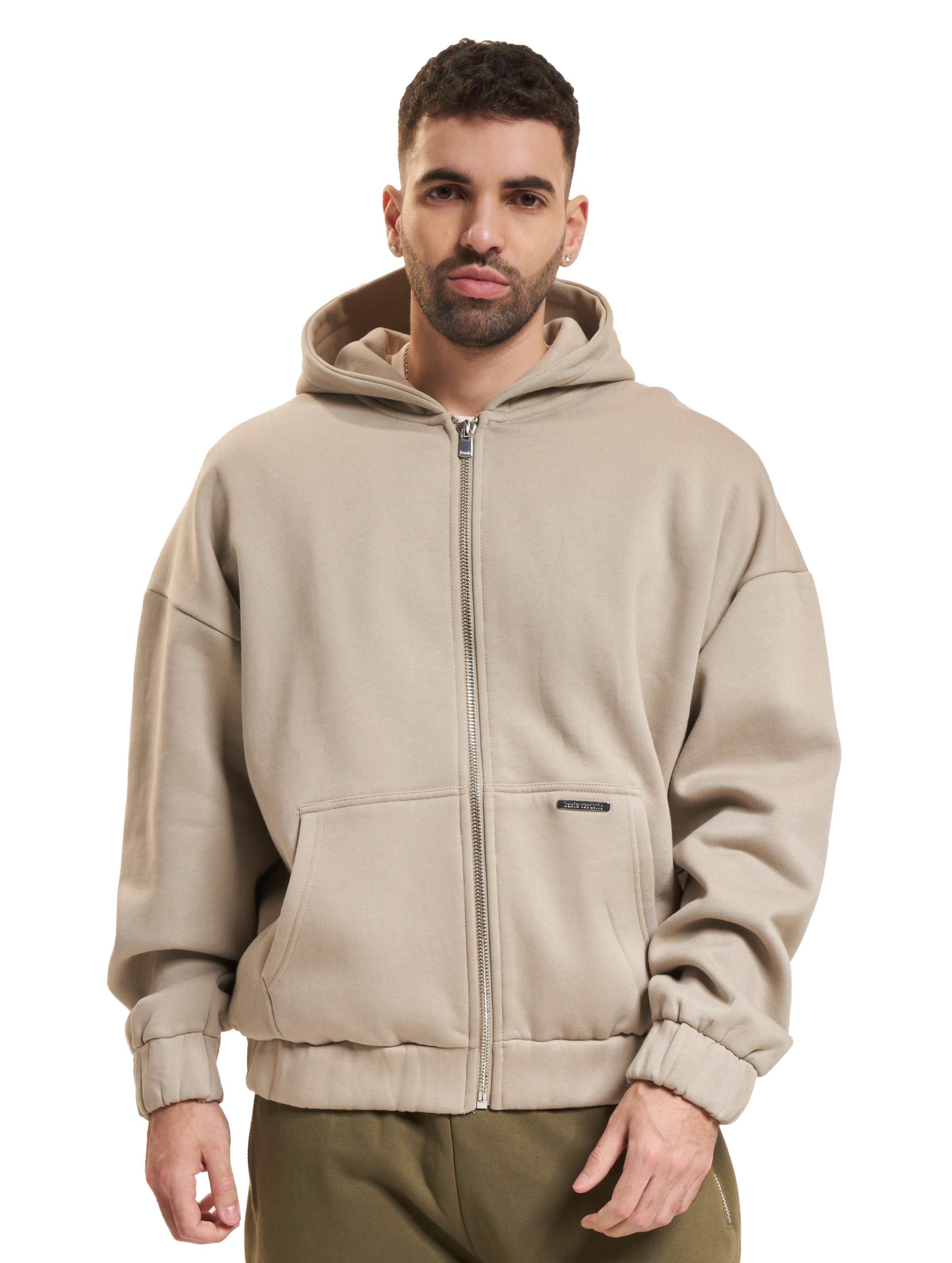 Super Heavy Blank Zip-Hoodie-648415