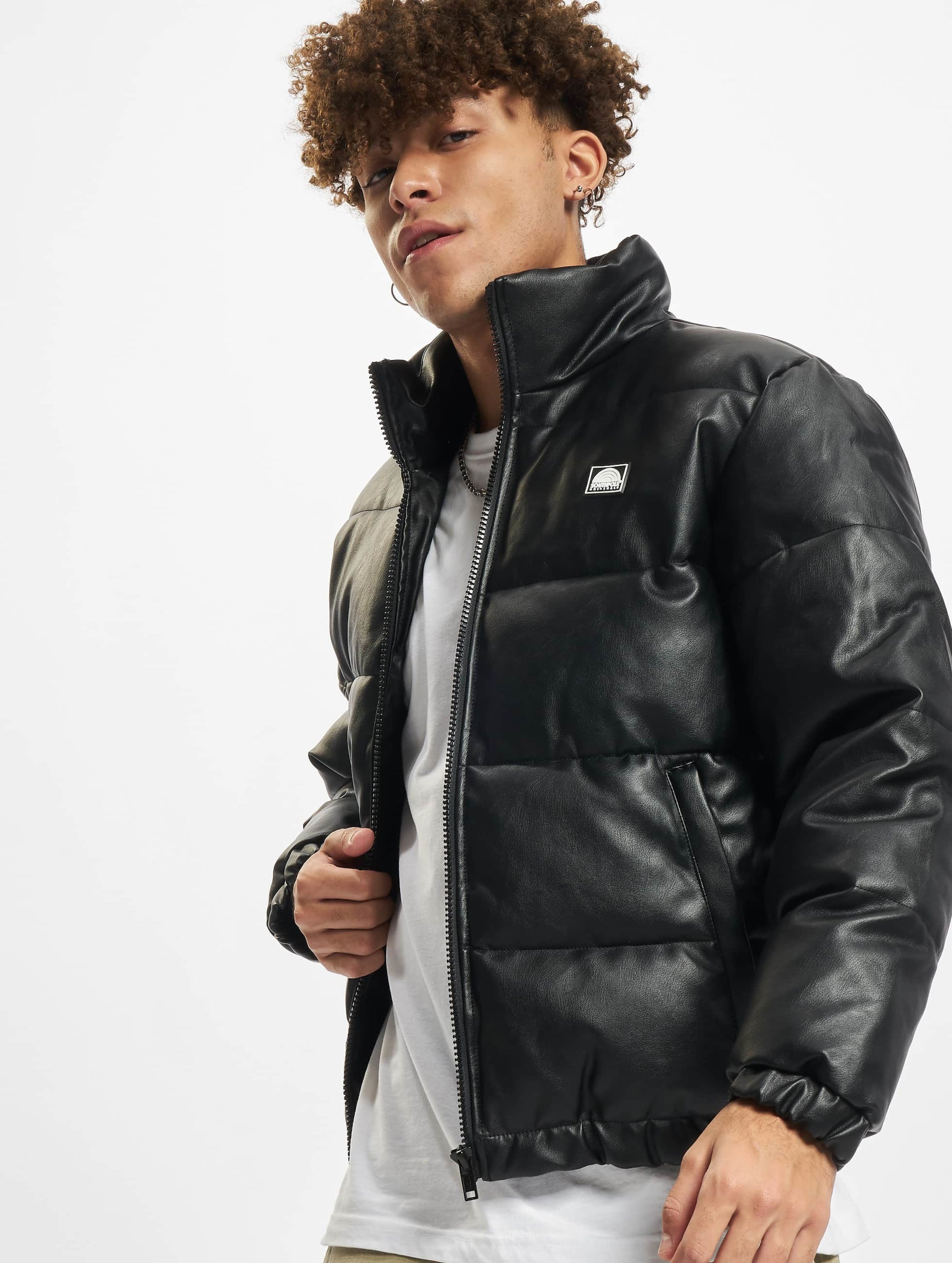 Southpole Imitation Leather Bubble Jacket-68054