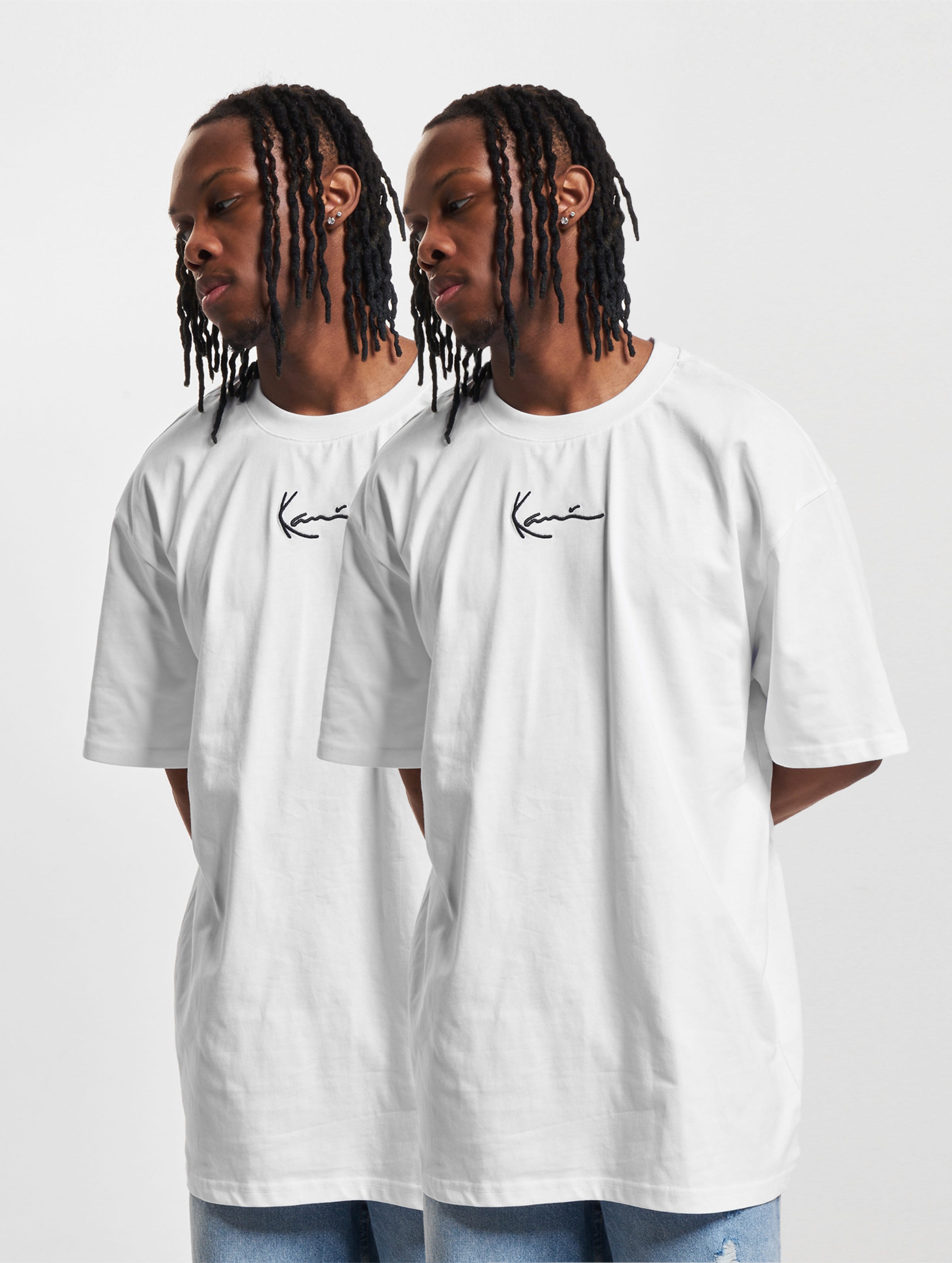 Karl Kani KM234-061-2 Small Signature 2-Pack Essential T-Shirt-610376
