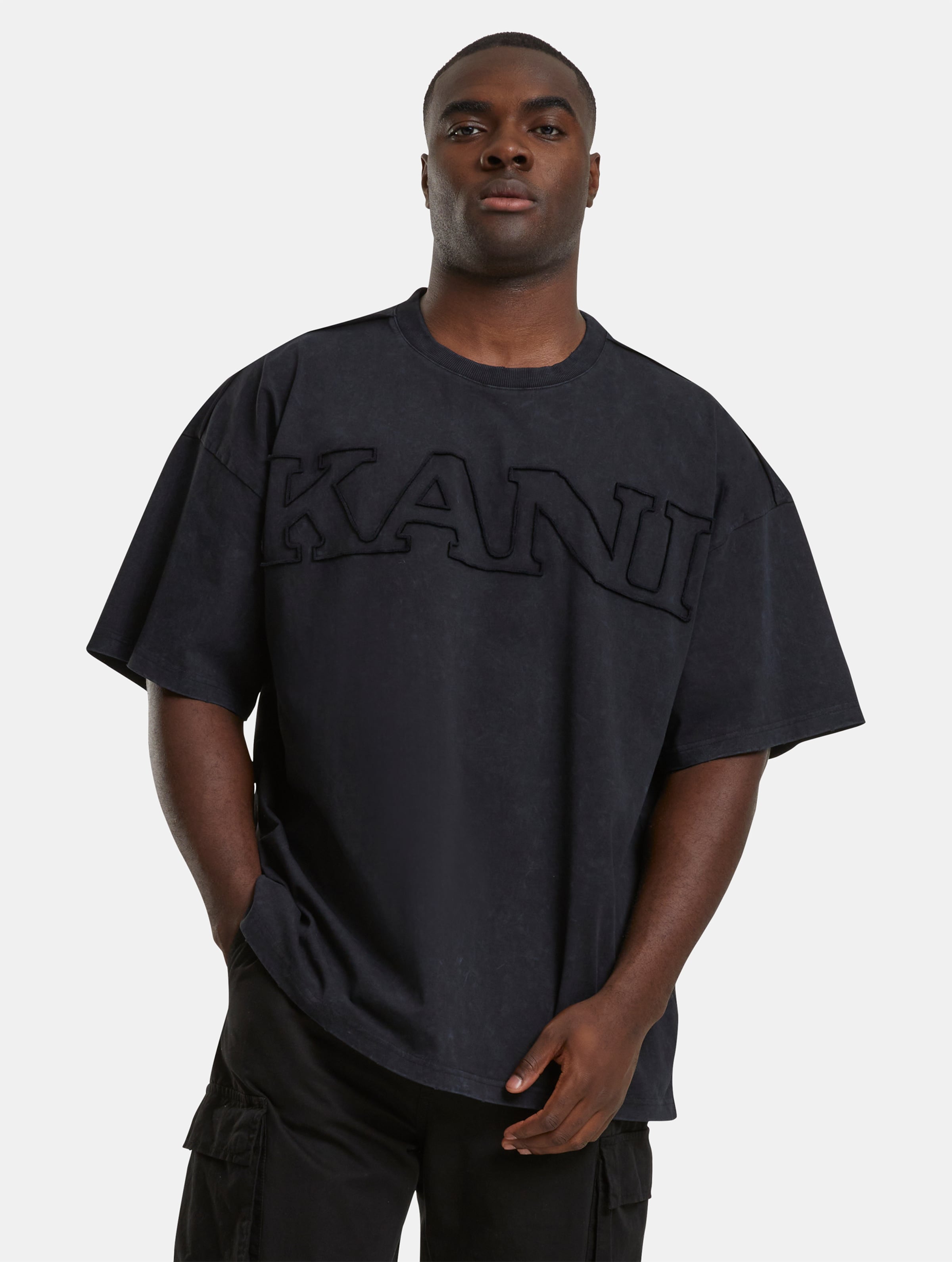 Karl Kani Retro Washed Distressed Boxy T-Shirts-719679