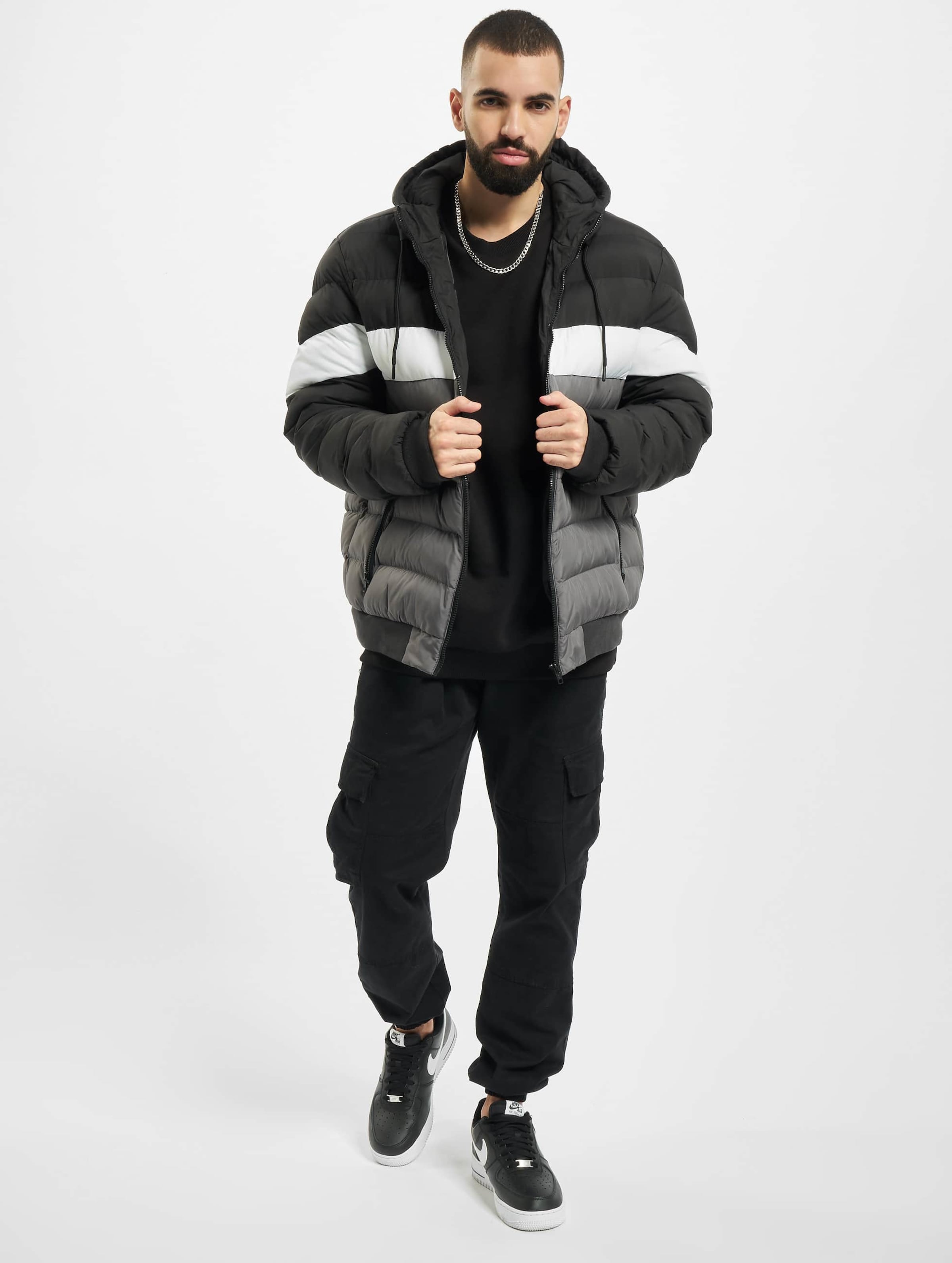Colorblock Bubble Jacket-33477