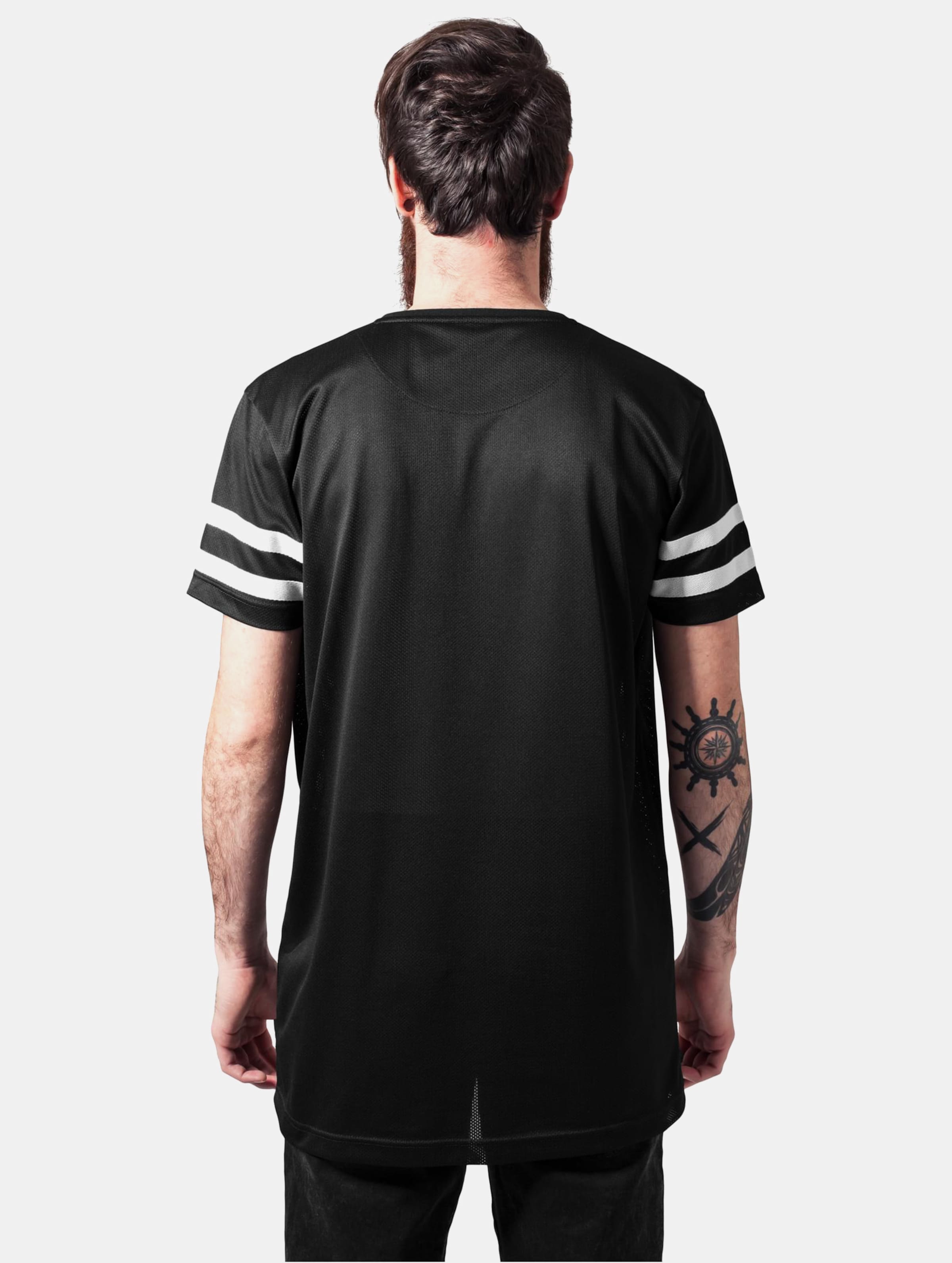 Stripe Mesh Tee-804768