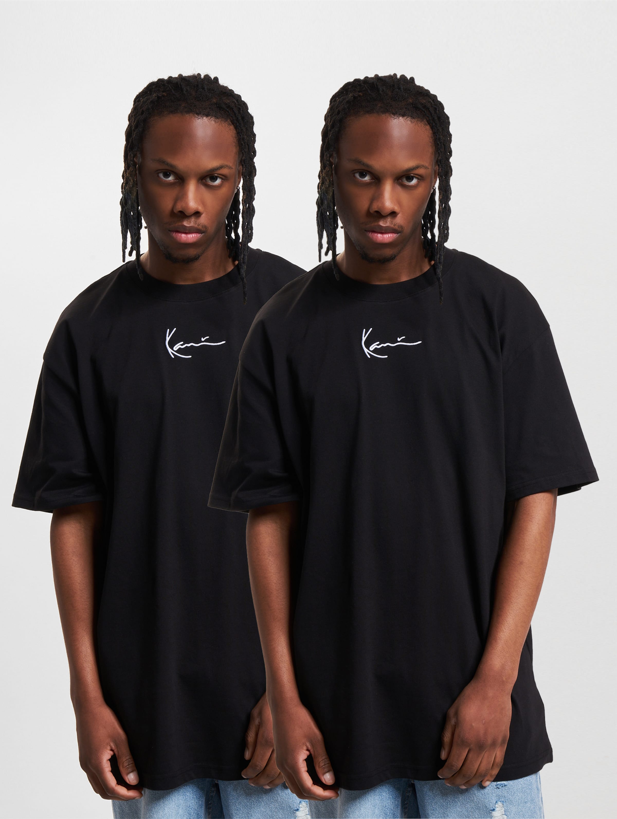Karl Kani KM234-061-1 Small Signature 2-Pack Essential T-Shirt-610393