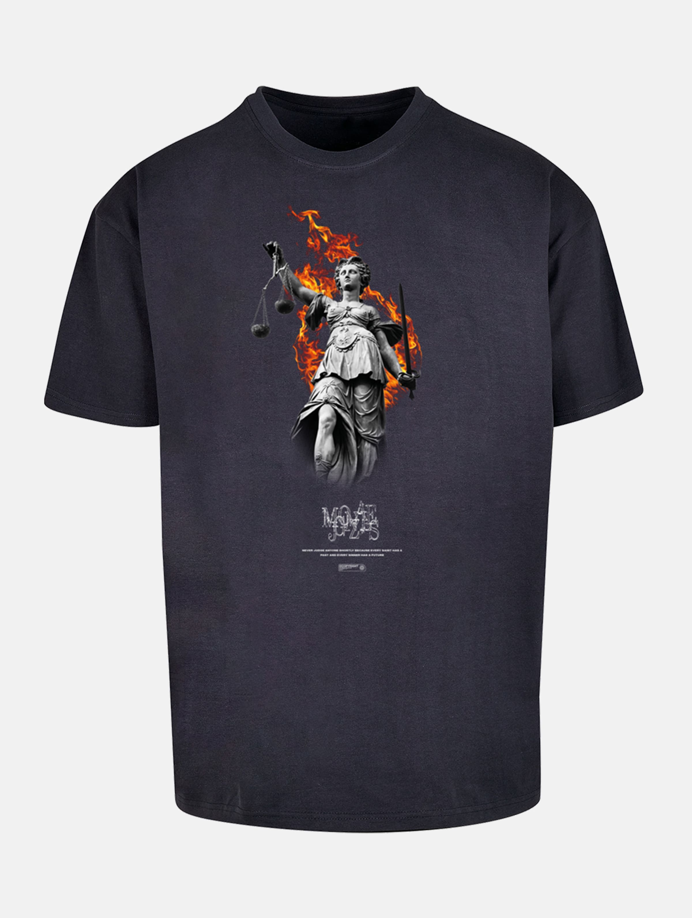 Justitia x Heavy Oversized Tee-717006