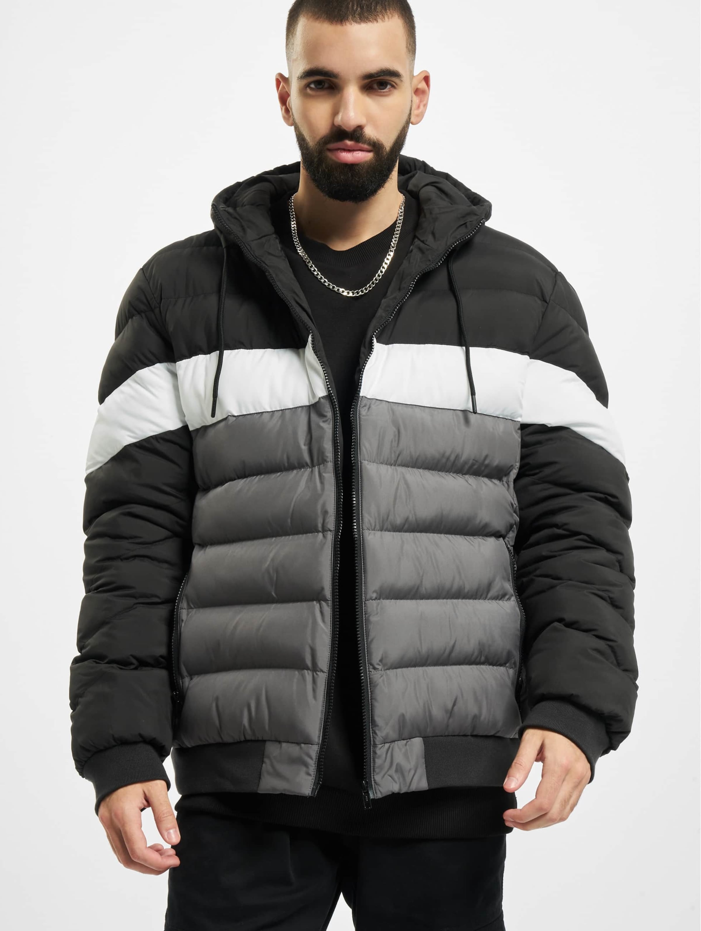 Colorblock Bubble Jacket-33471