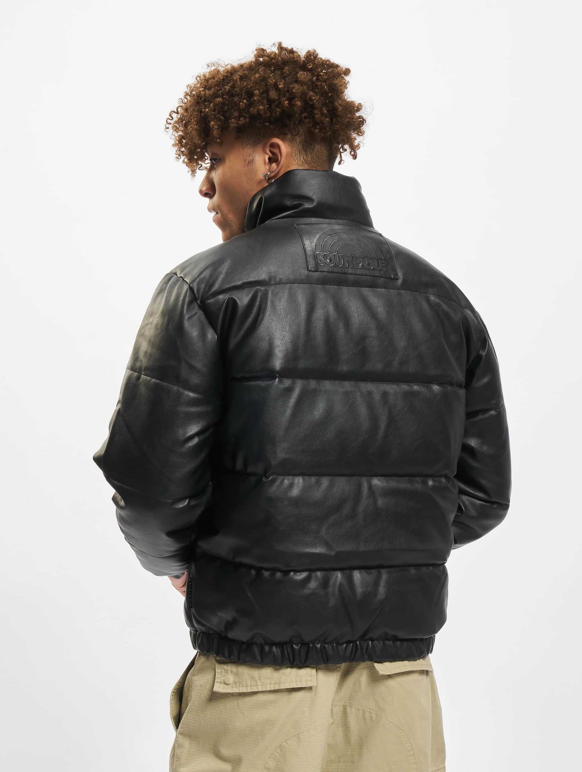 Southpole Imitation Leather Bubble Jacket-68055