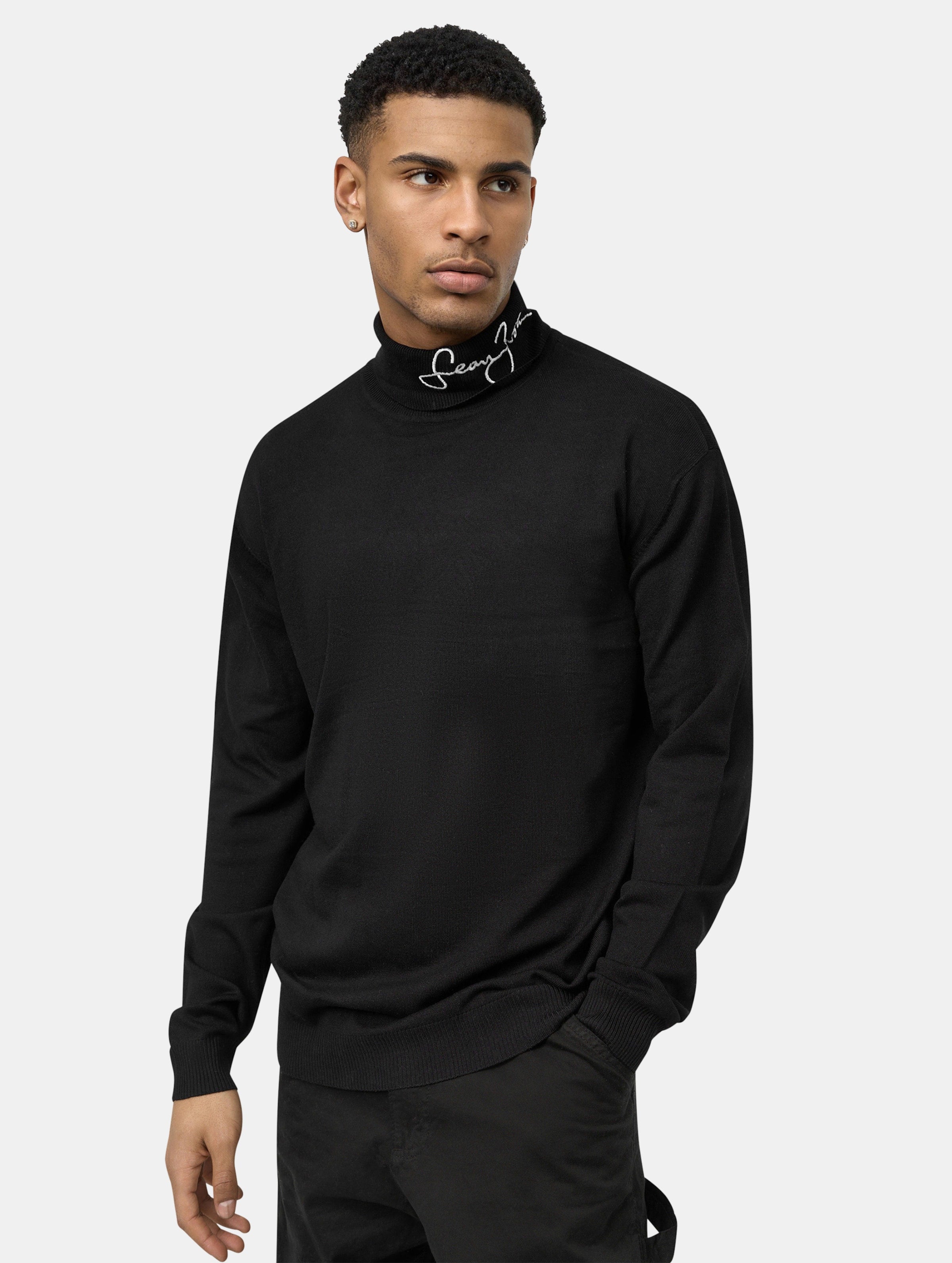 Sean John SCRIPT LOGO KNIT TURTLENECK -688511