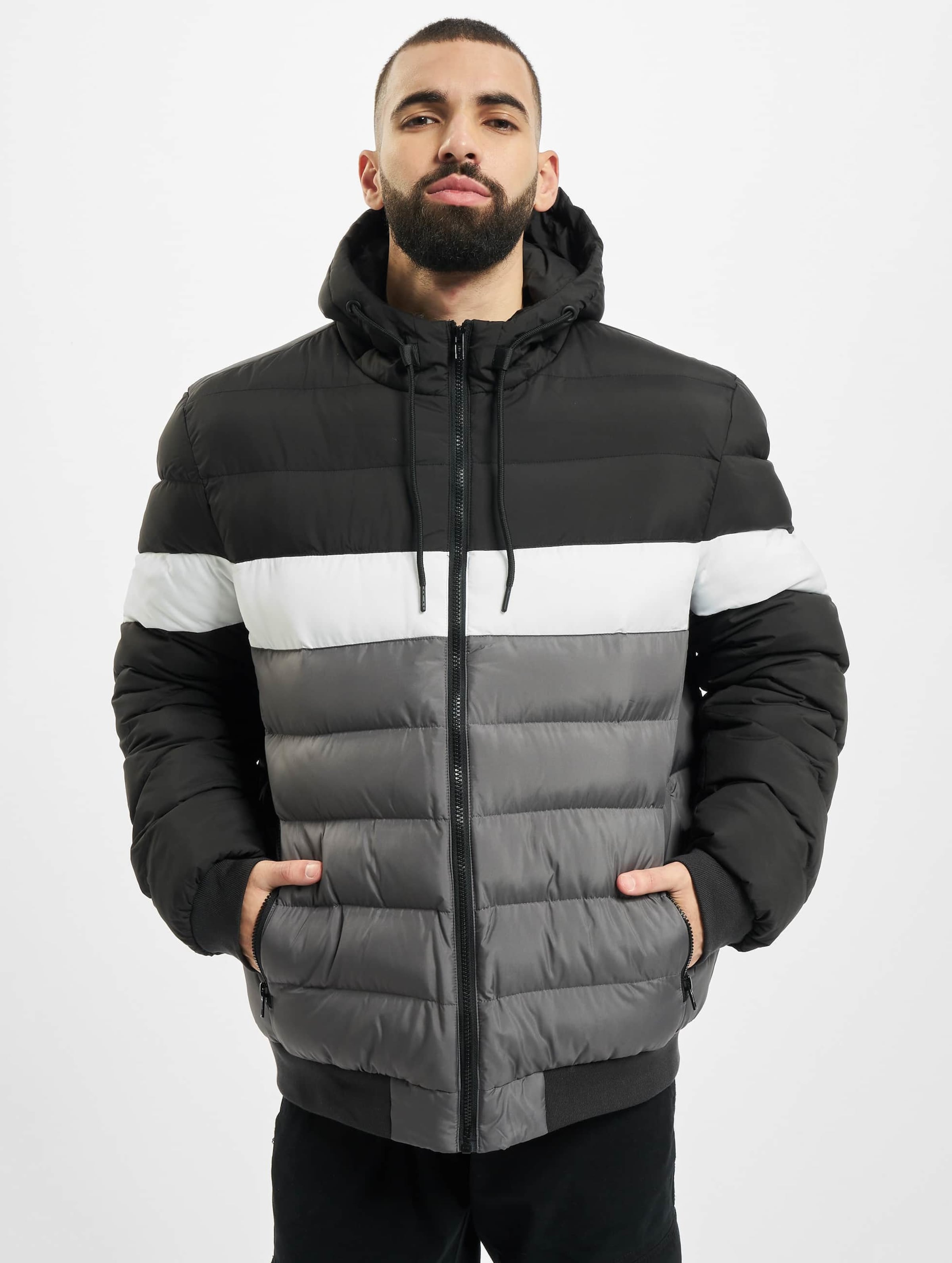 Colorblock Bubble Jacket-33473
