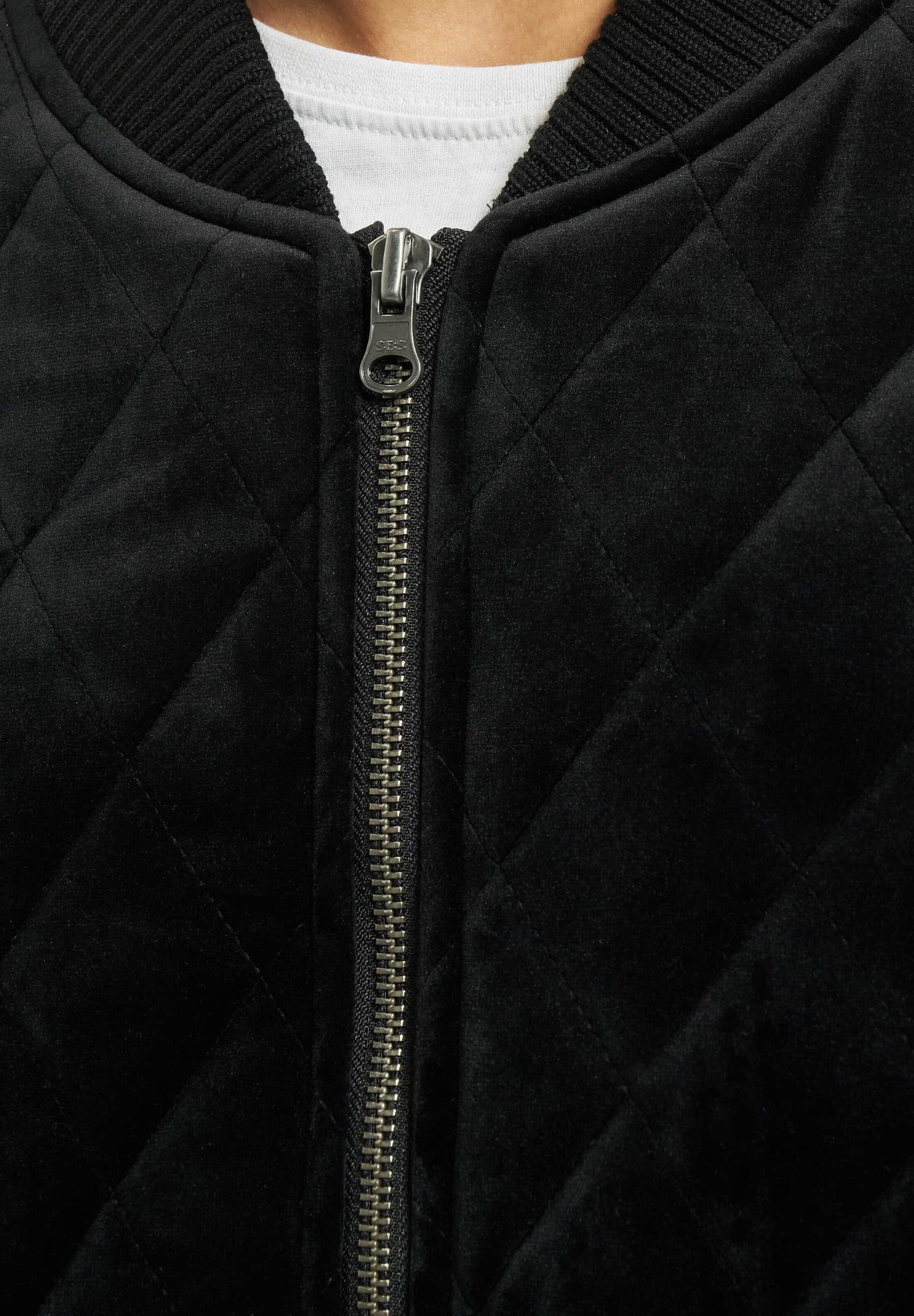 Diamond Quilt Velvet Jacket-1006525