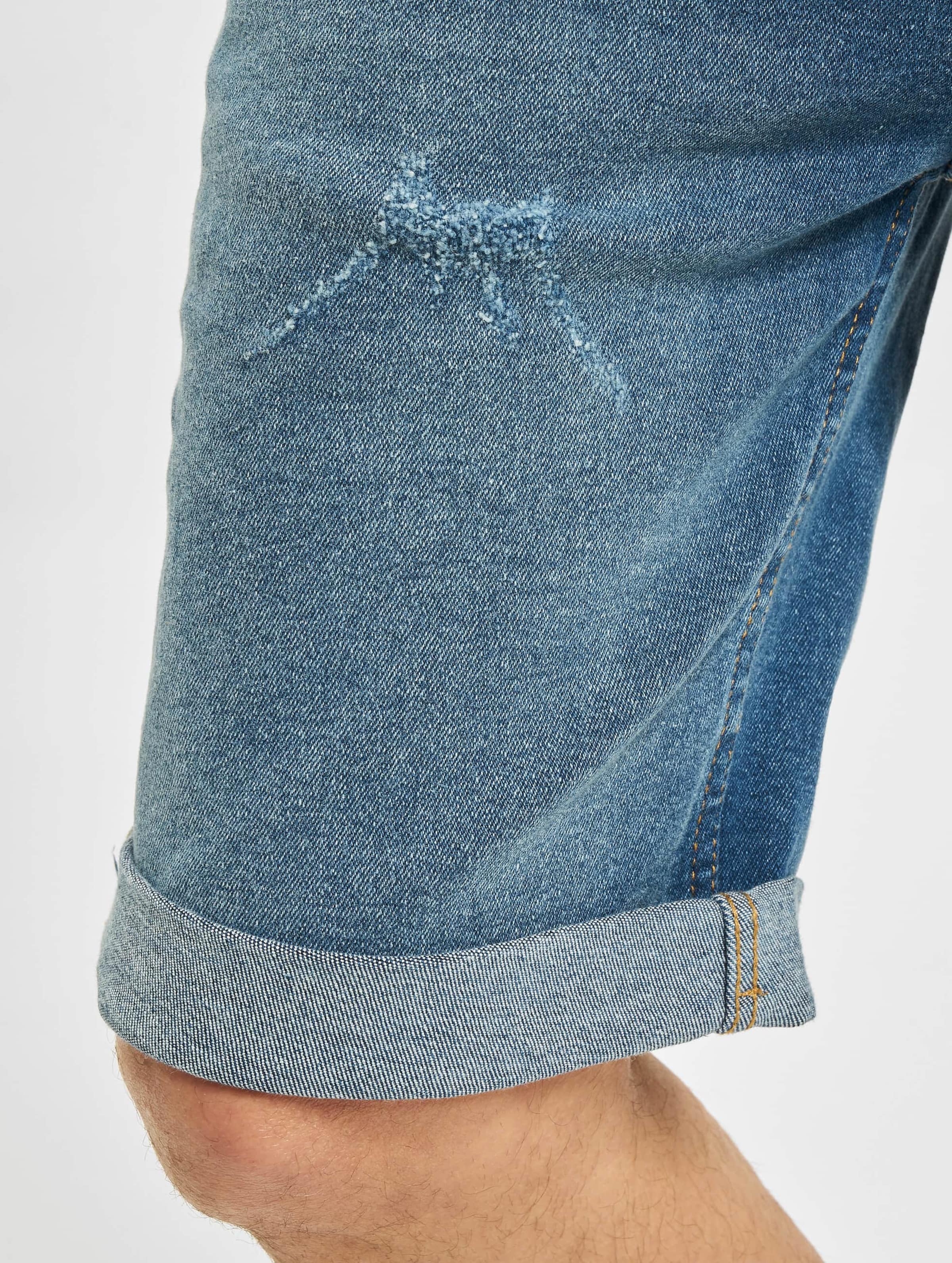 Denim Project Mr Orange Light Destroy Shorts-598114