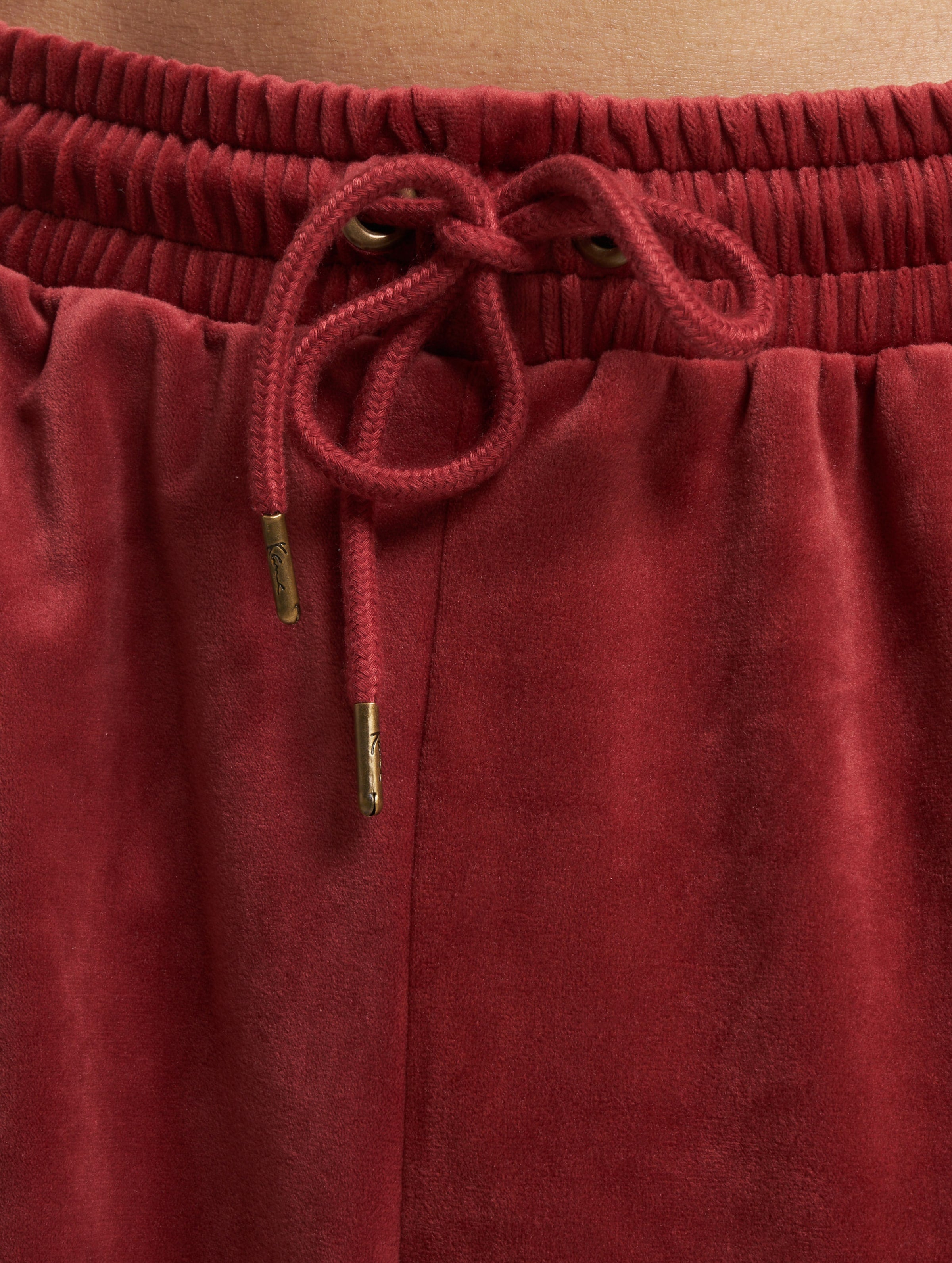 Chest Signature Velvet Jacket dark red-642214