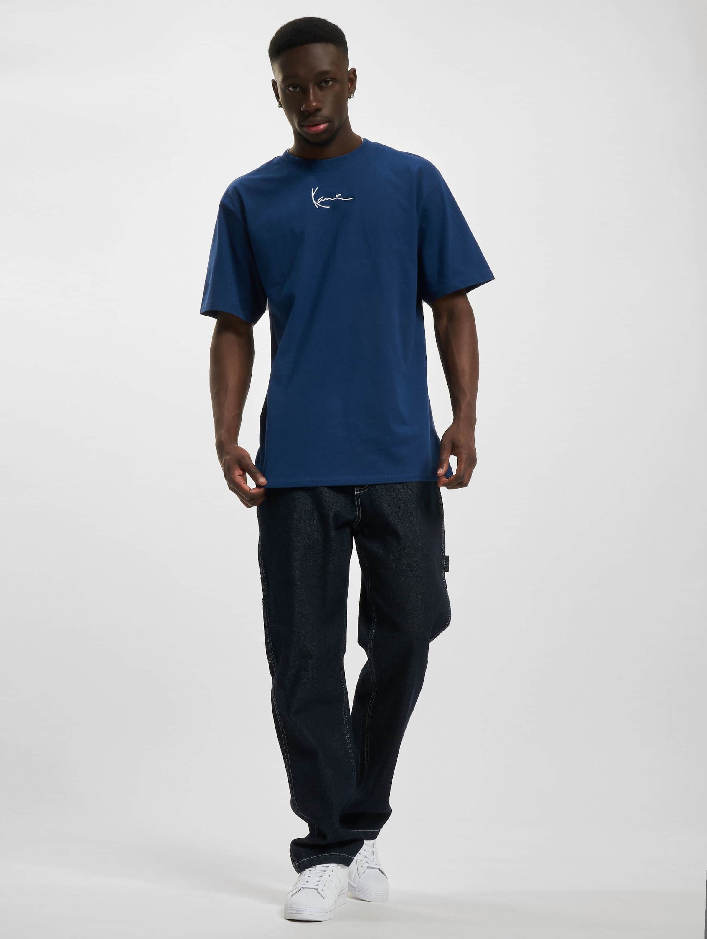 KM-TE011-092-11 Small Signature Essential Tee dark blue-537412