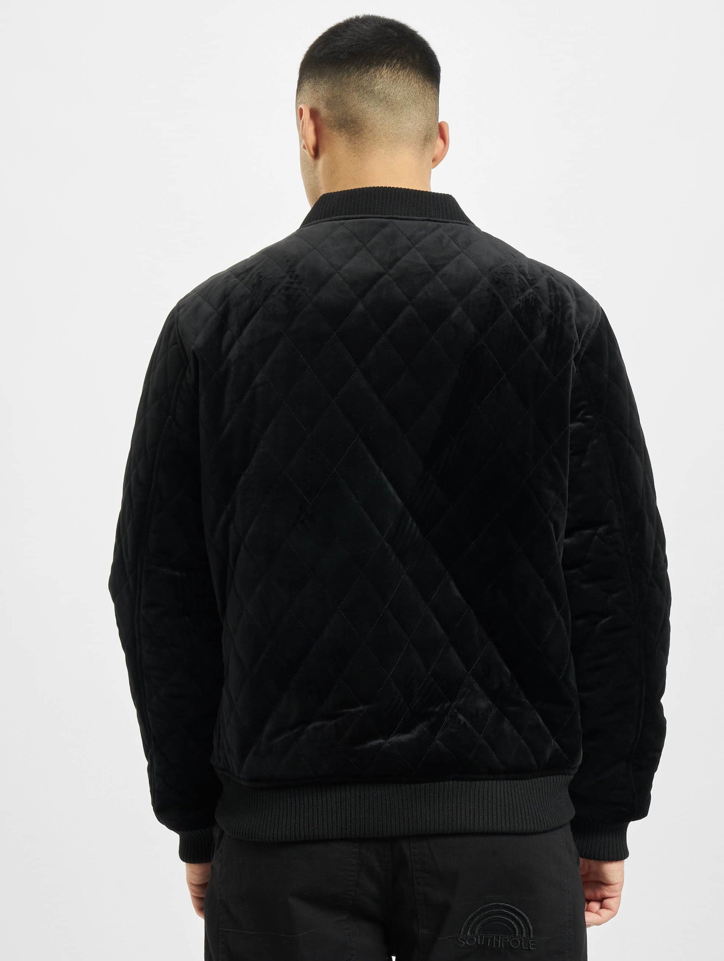 Diamond Quilt Velvet Jacket-54779