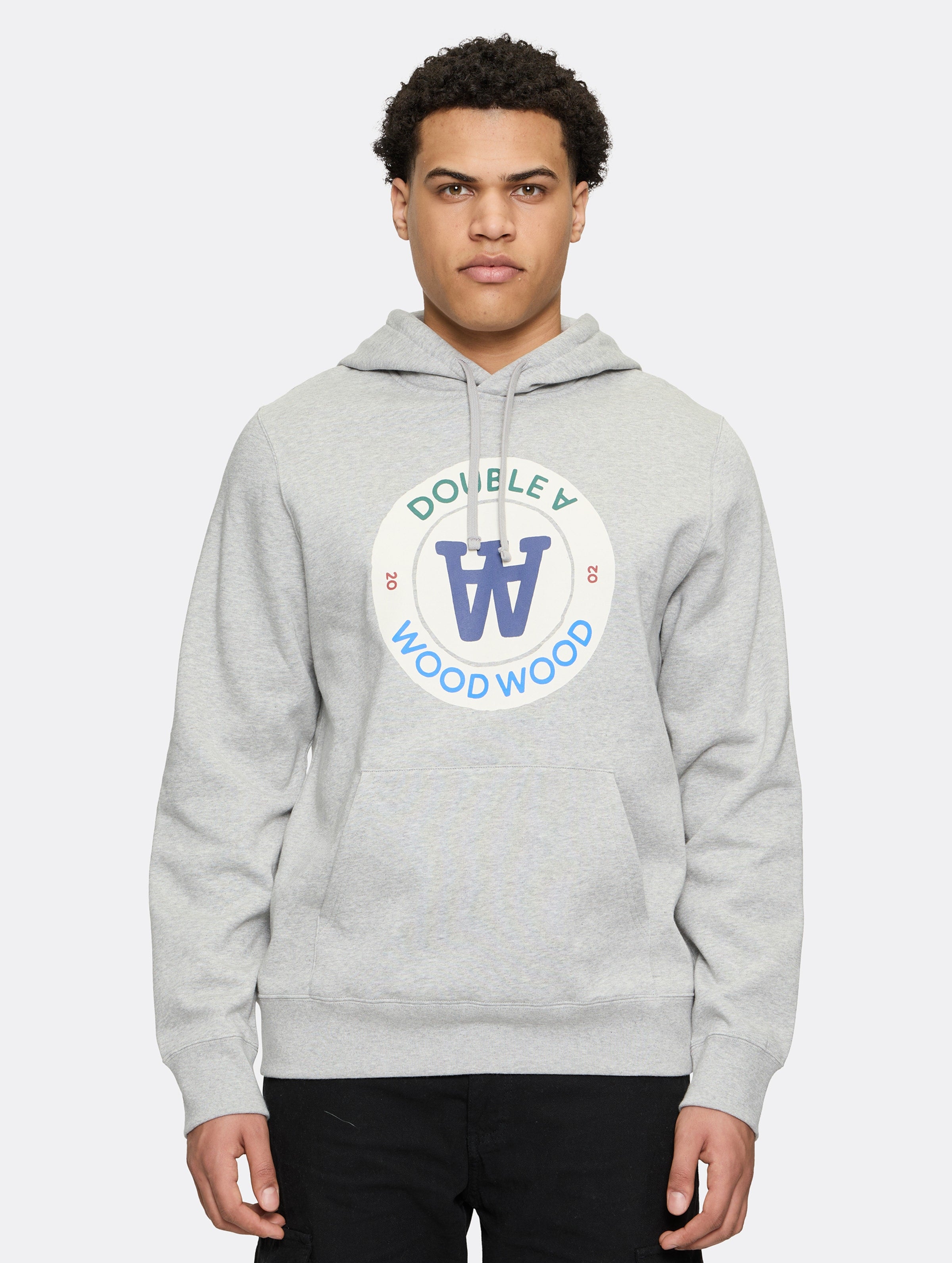 Wood Wood Ian Crest Hoodie-790782