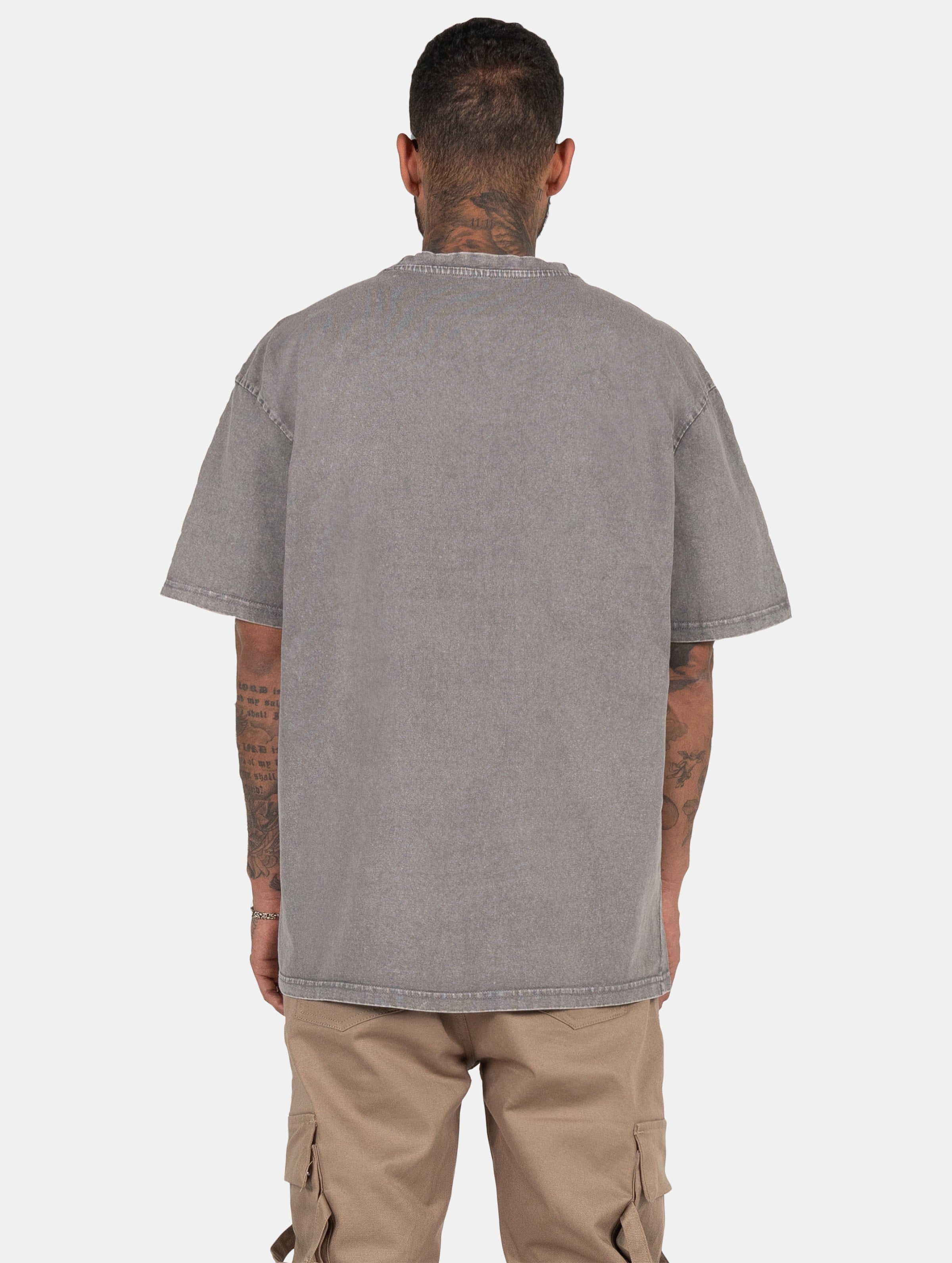 MJ Gonzales METAMORPHOSE V.5 Acid Washed Heavy Oversized Tee-683495
