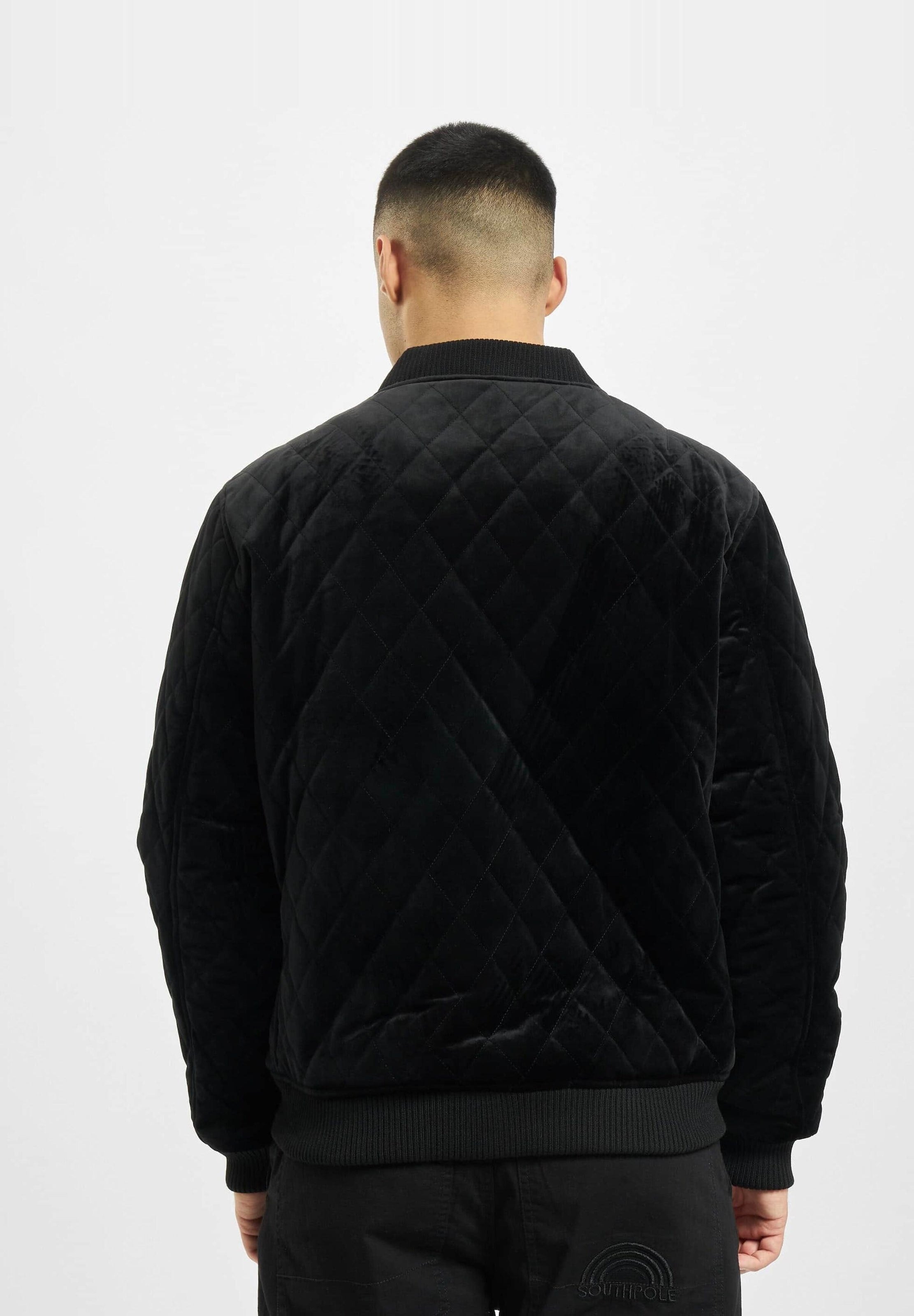 Diamond Quilt Velvet Jacket-1006523