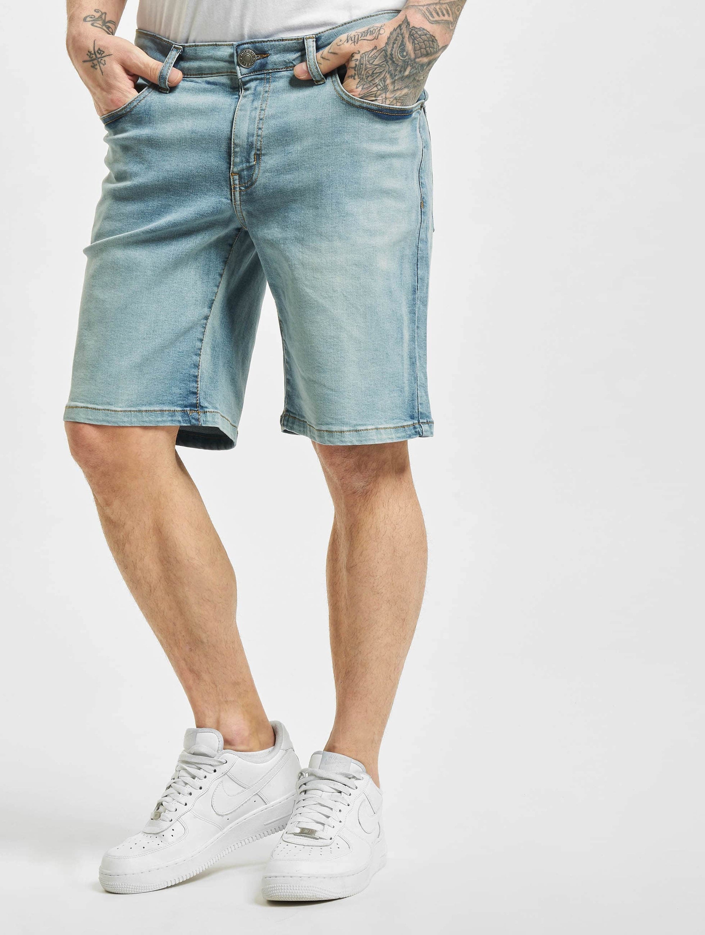 Relaxed Fit Jeans Shorts-30778
