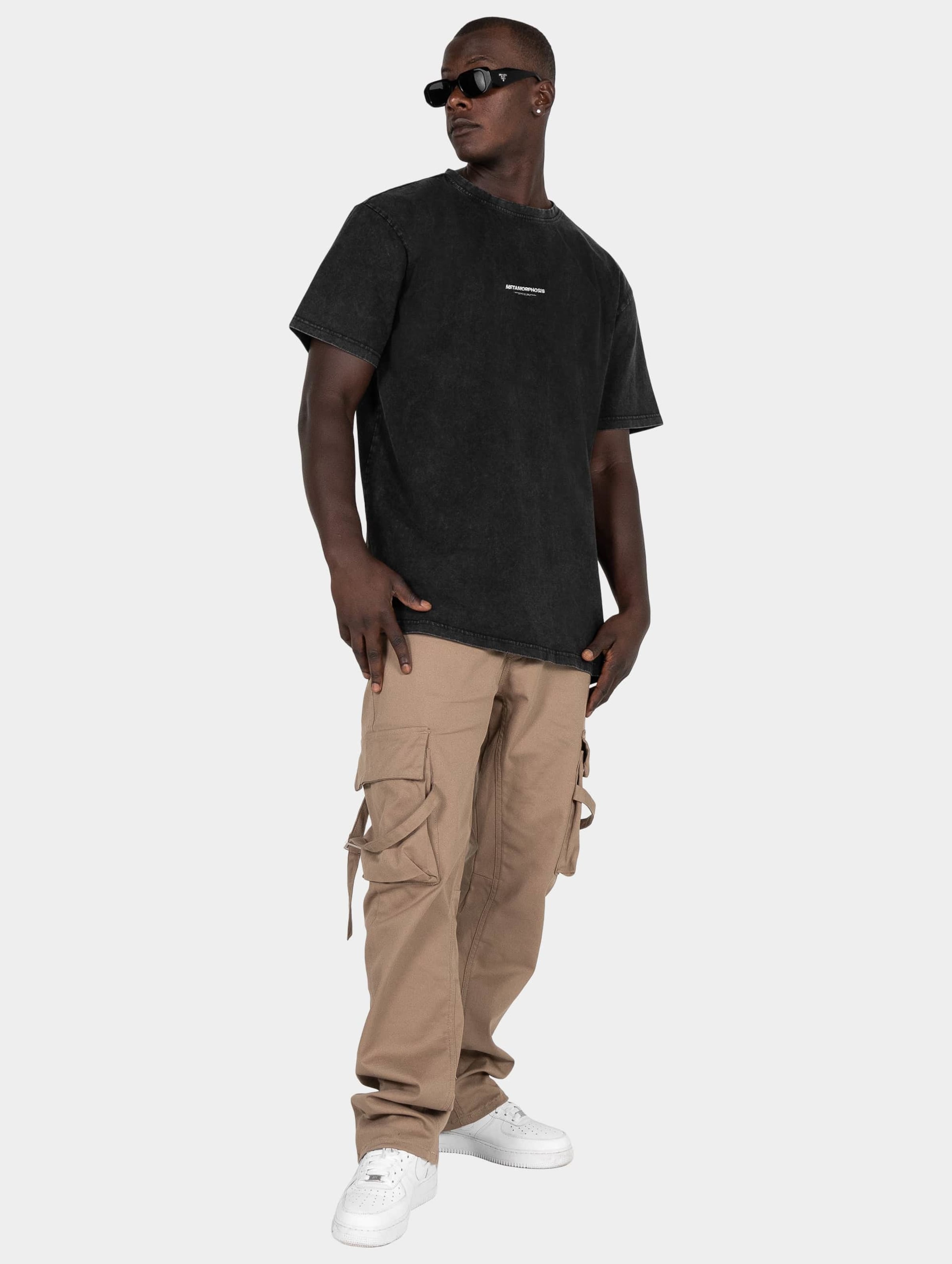 METAMORPHOSE V.4 Acid Washed Heavy Oversized Tee-103766