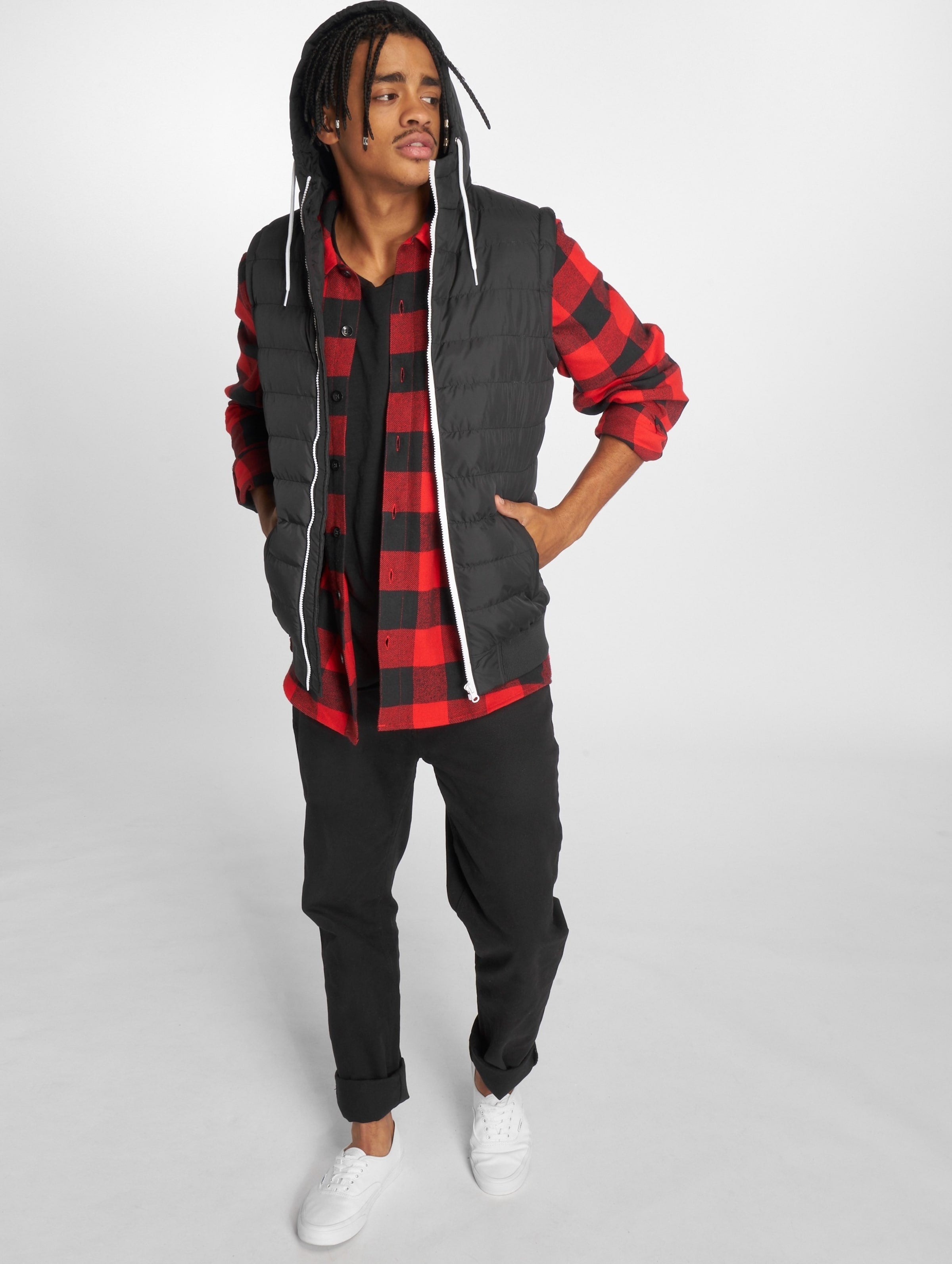 Small Bubble Hooded Vest-23994