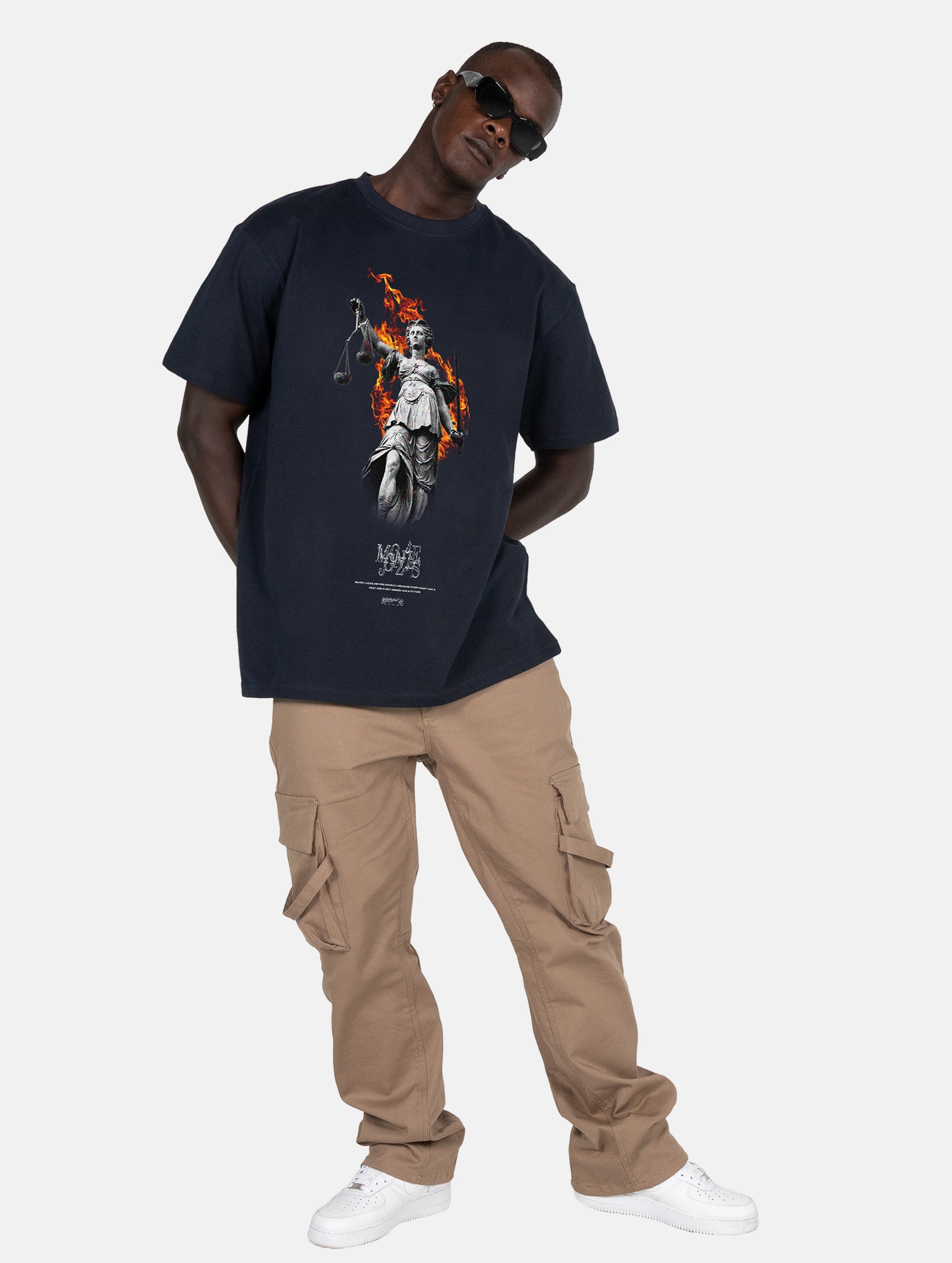 Justitia x Heavy Oversized Tee-717008