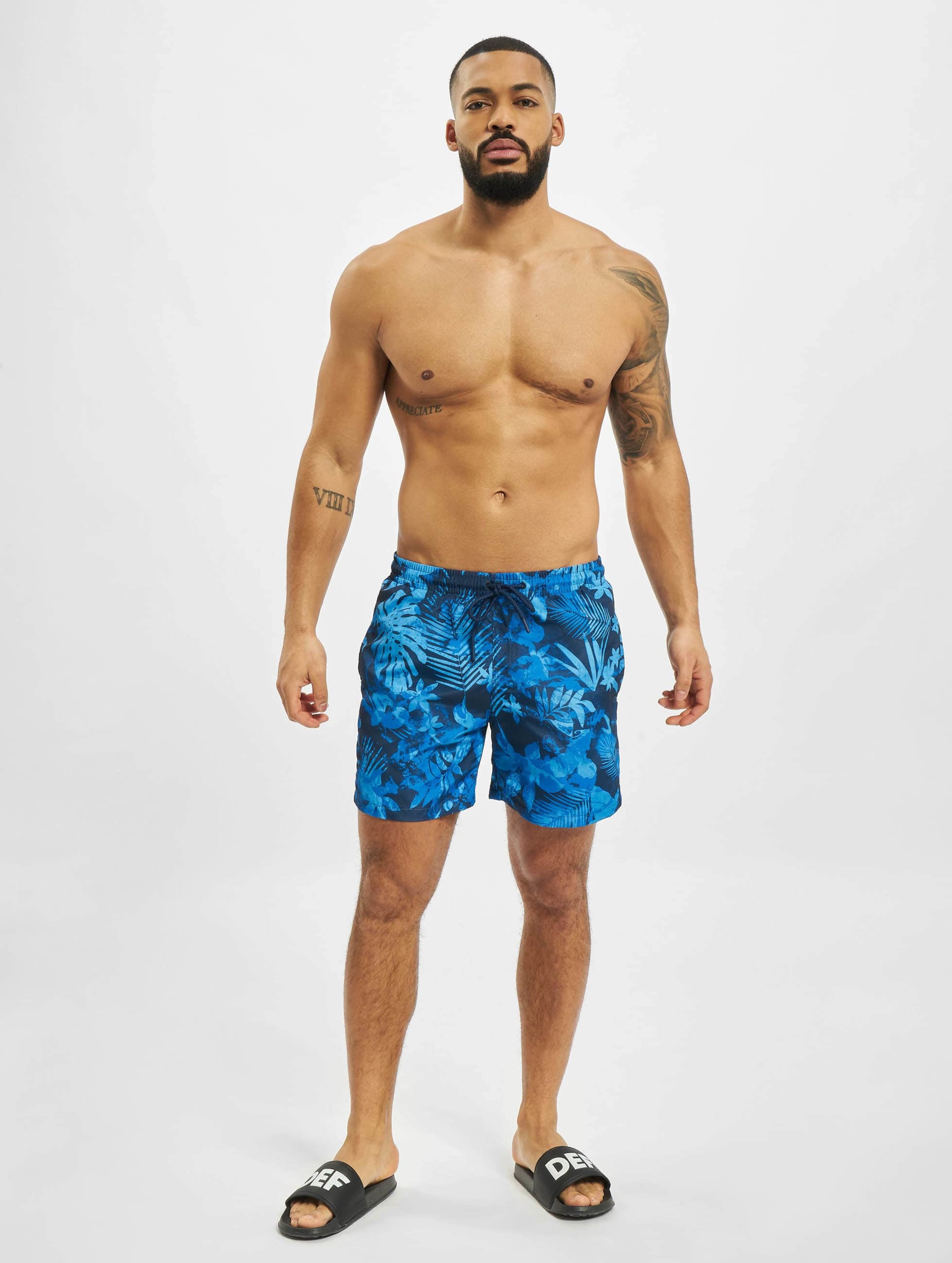 Pattern Swim Shorts-42582