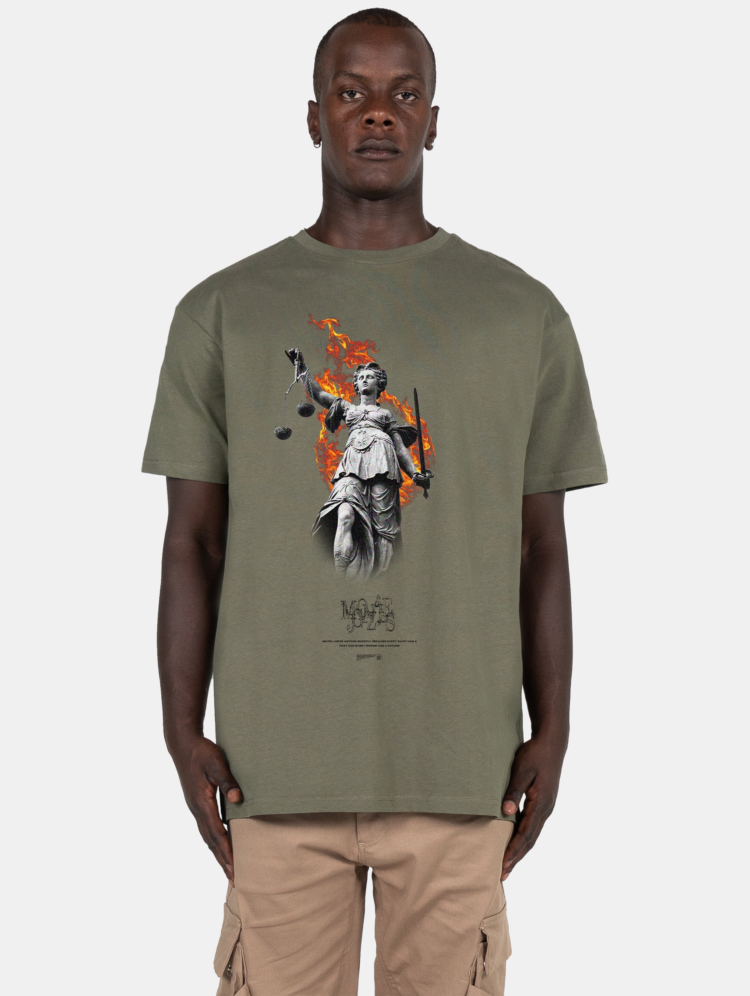Justitia x Heavy Oversized Tee-691357