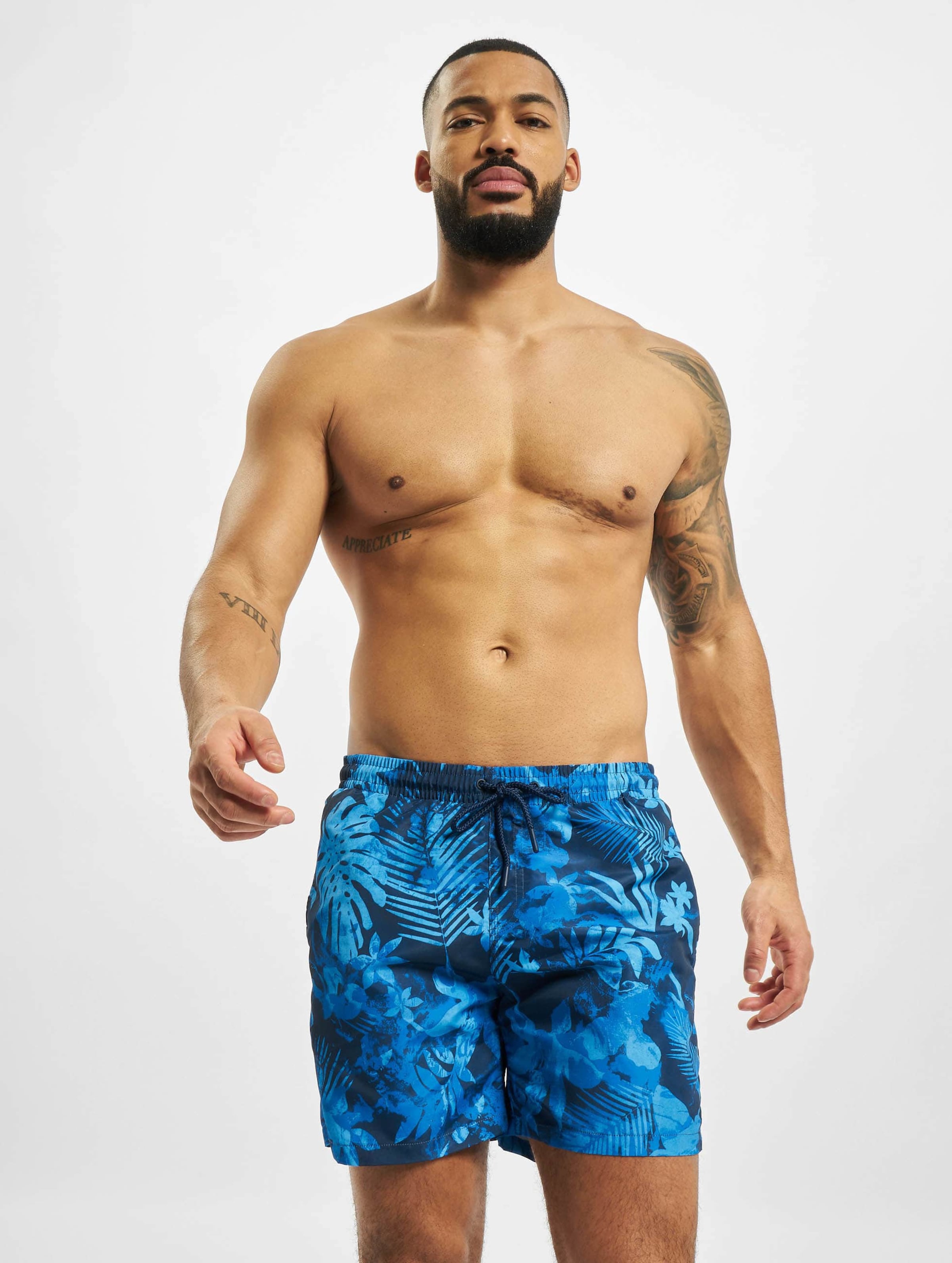 Pattern Swim Shorts-42576