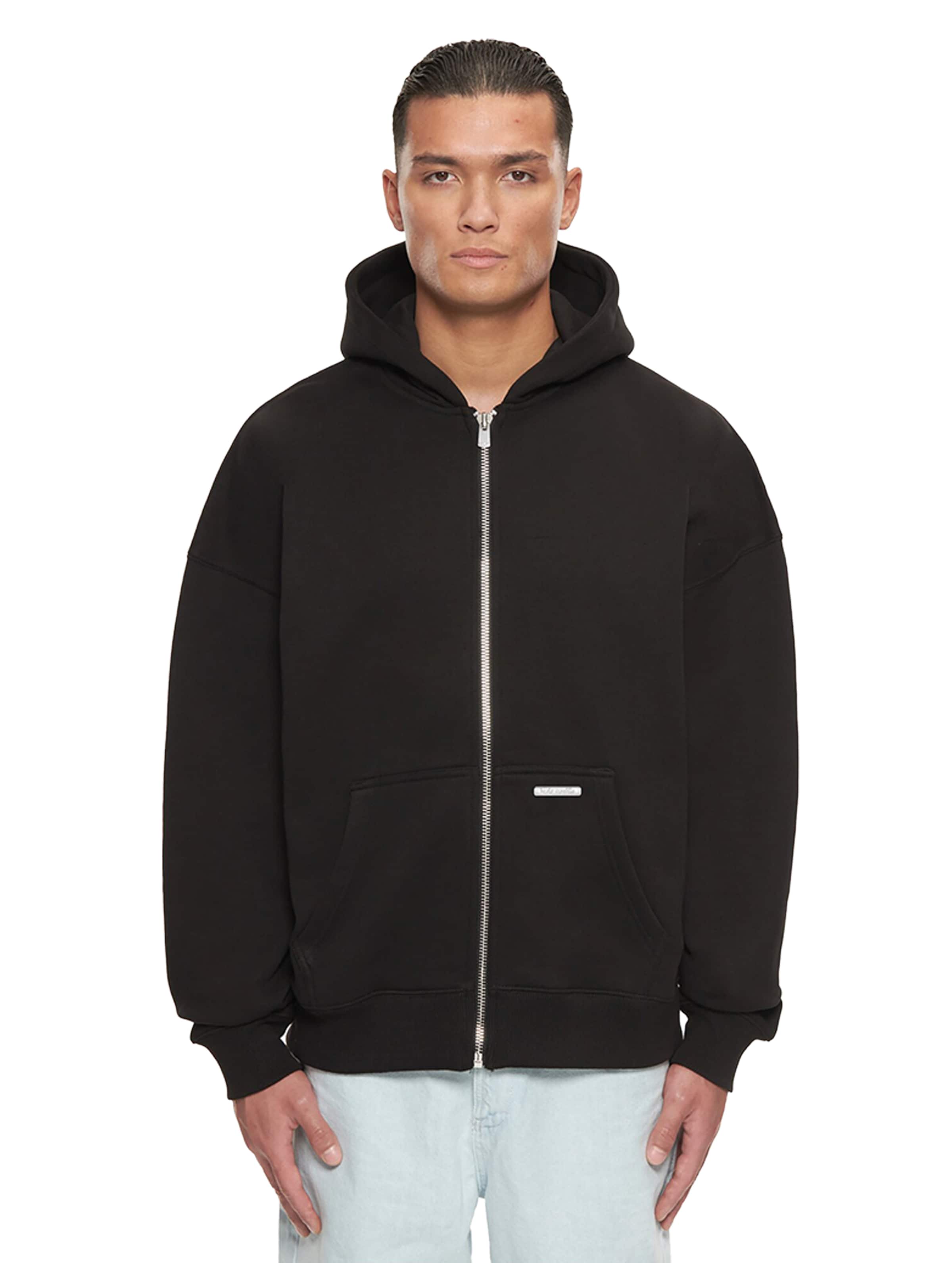 Bazix Republiq Super Heavy Rib Zip Hoodies-741034