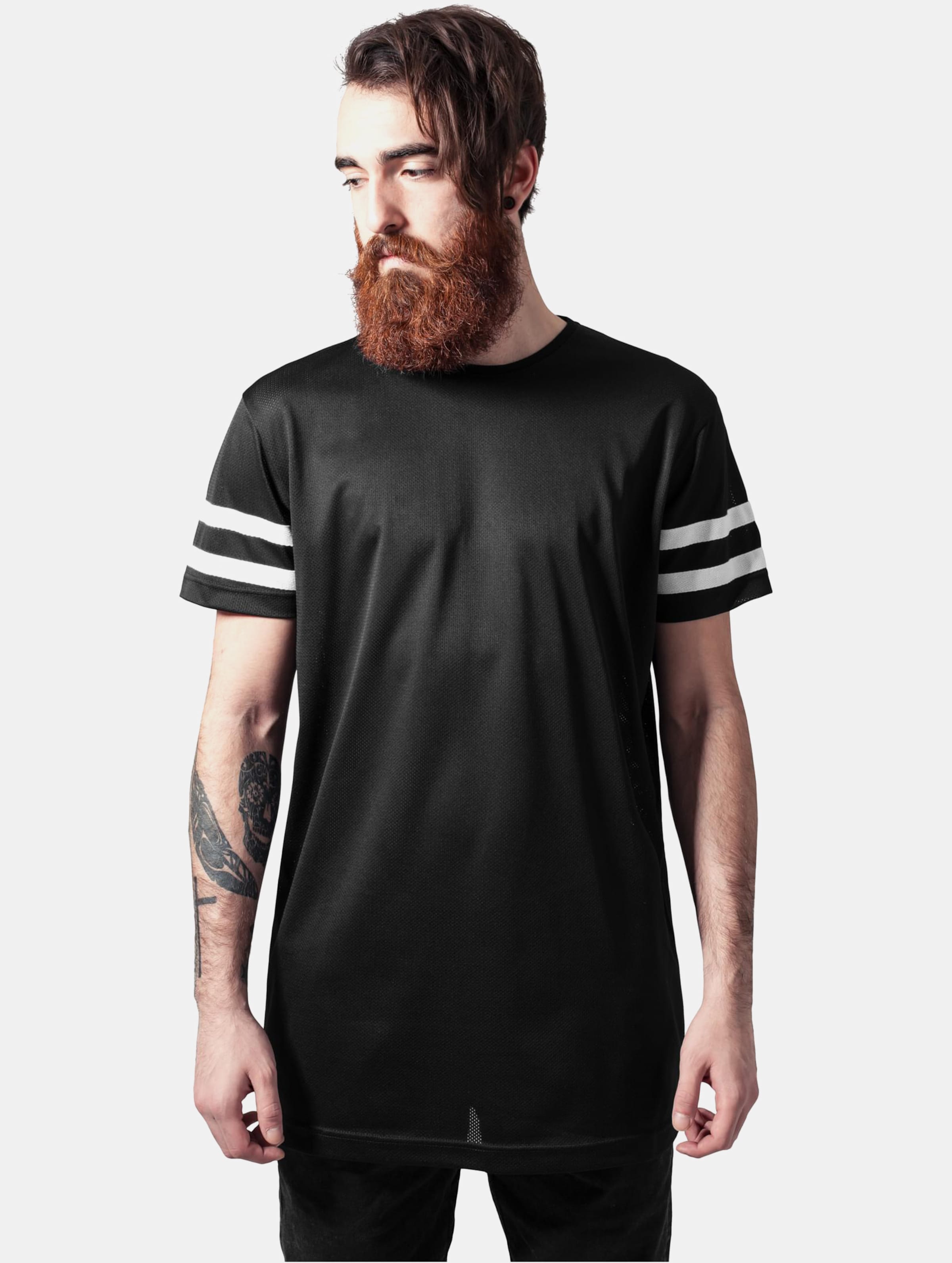 Stripe Mesh Tee-804767